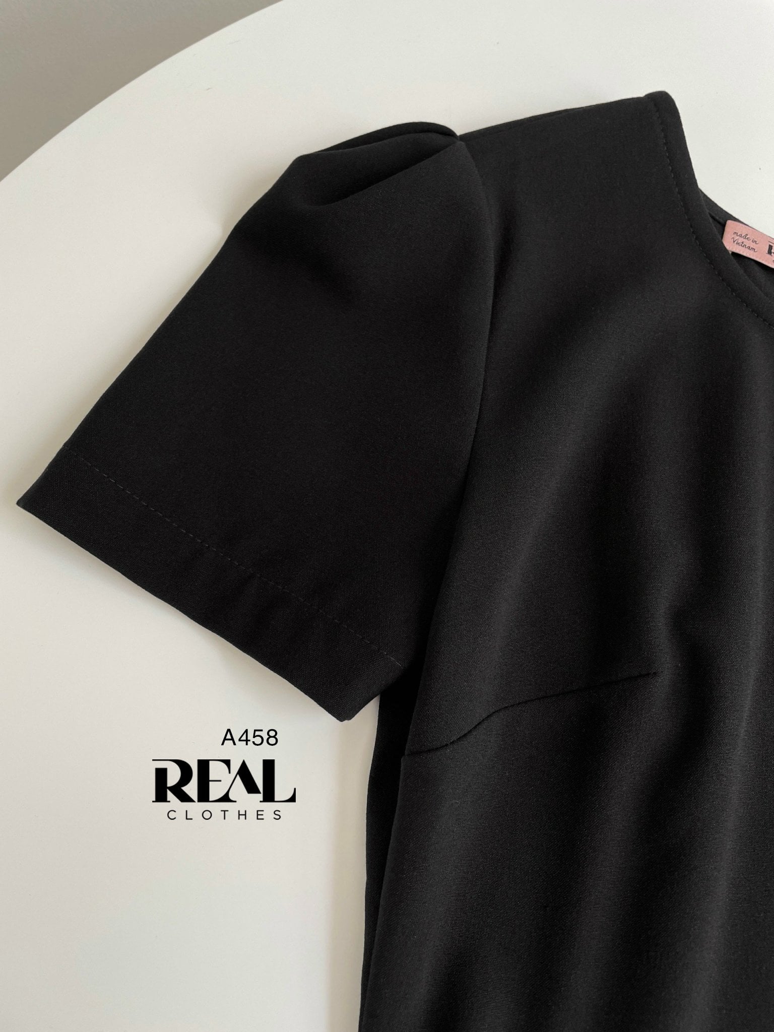 Áo peplum thun đen SALE