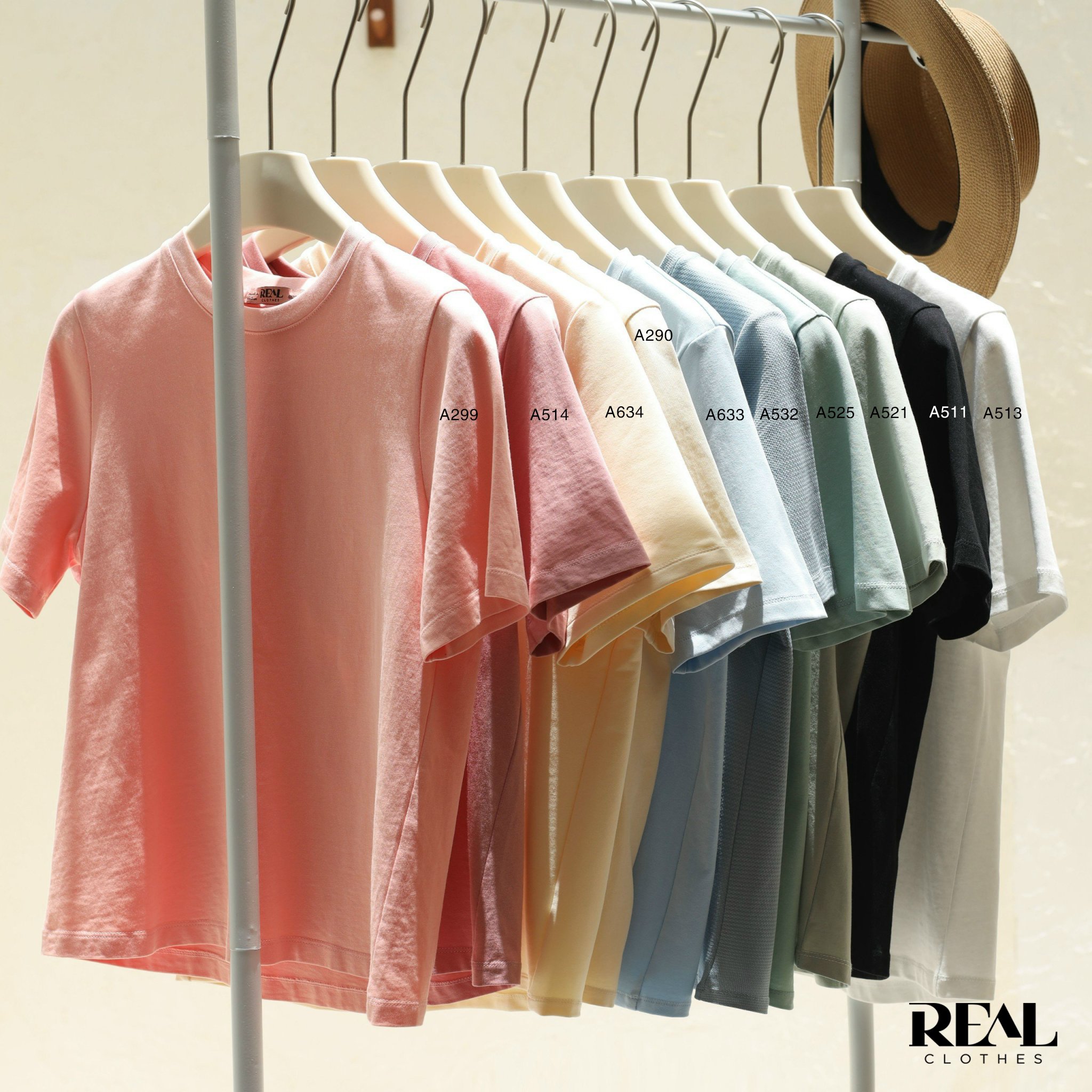 Áo thun cotton bạc hà SALE