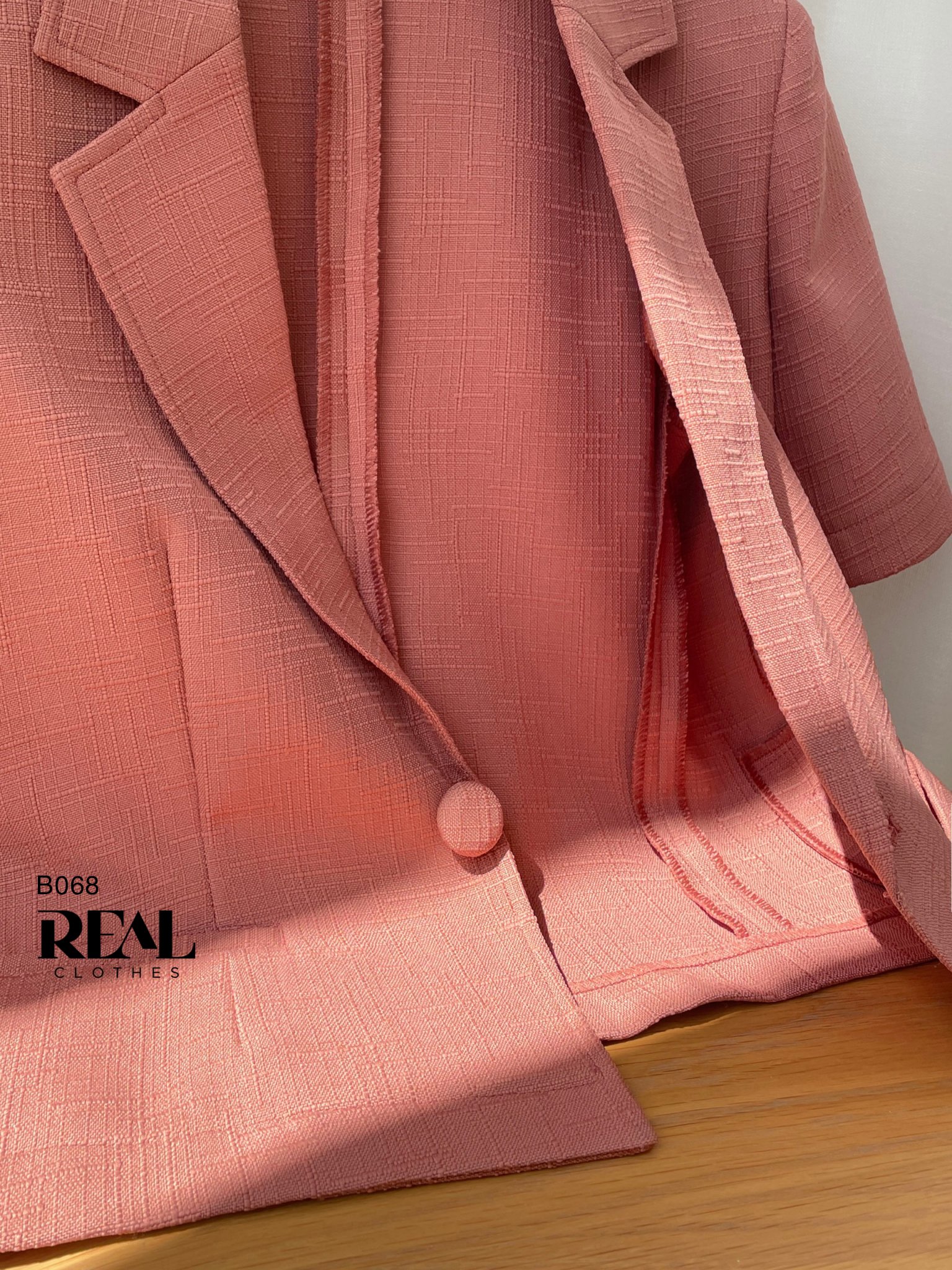 Blazer tay ngắn cam gạch MỚI