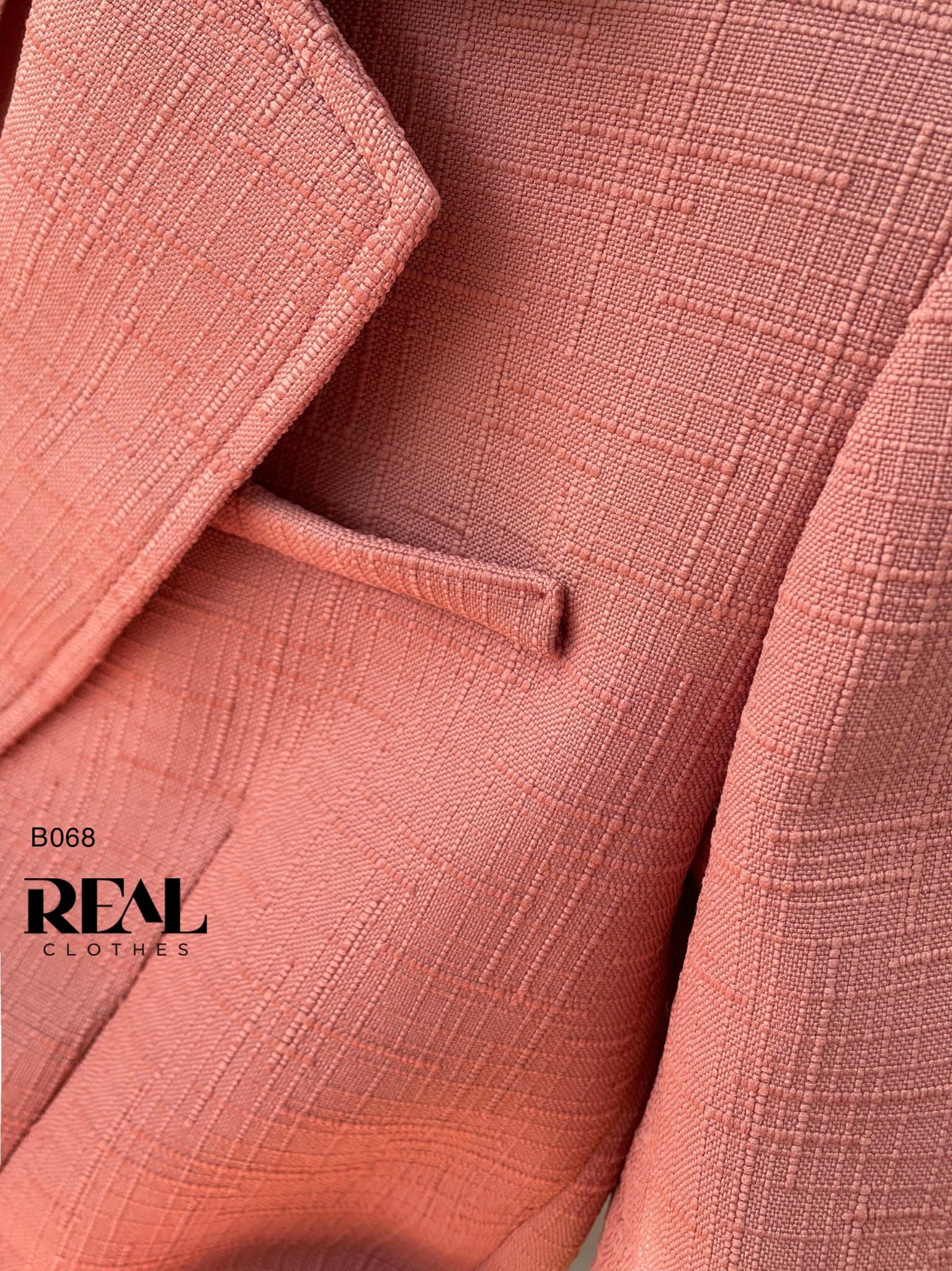 Blazer tay ngắn cam gạch MỚI