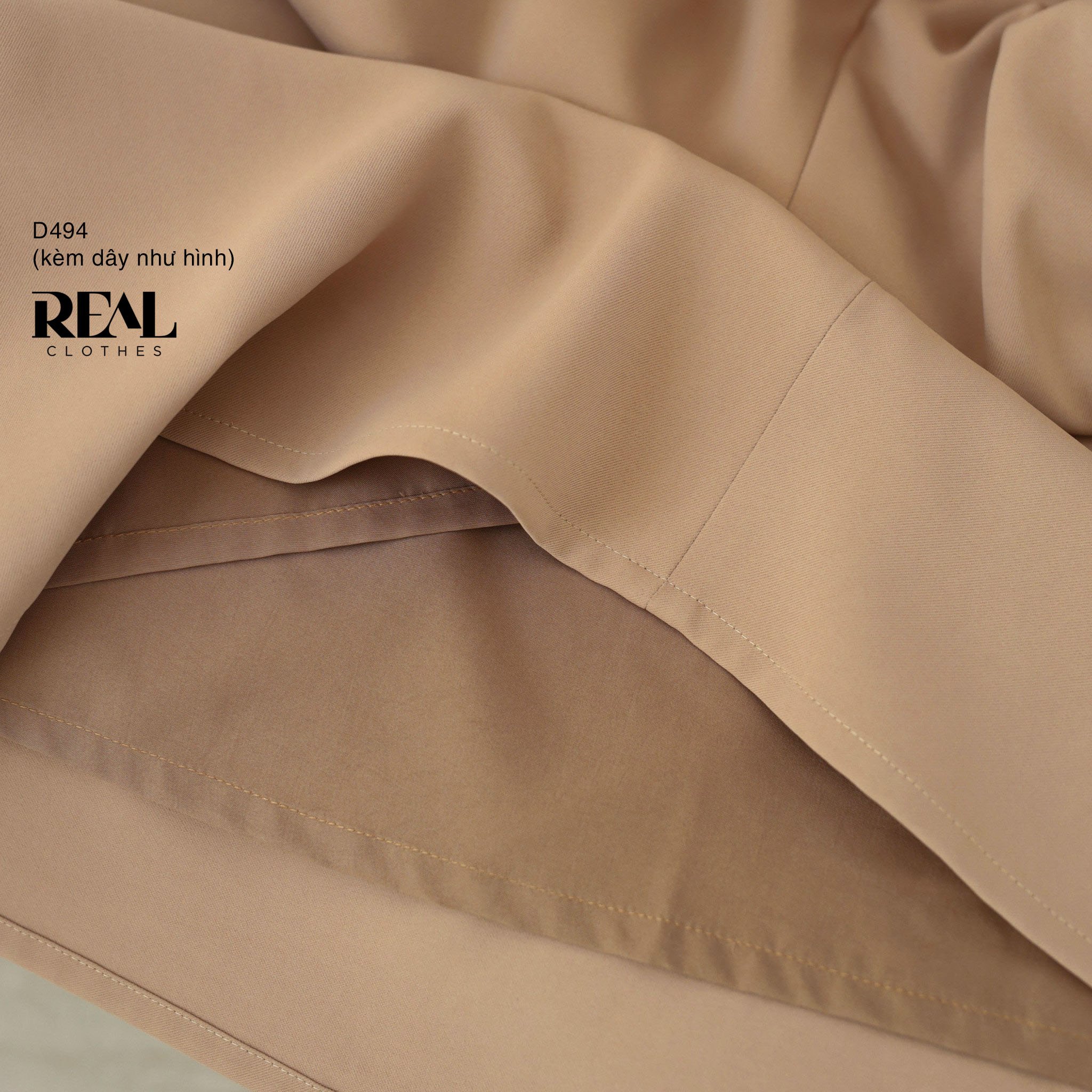 Đầm classic cà phê sữa (kèm belt) SALE