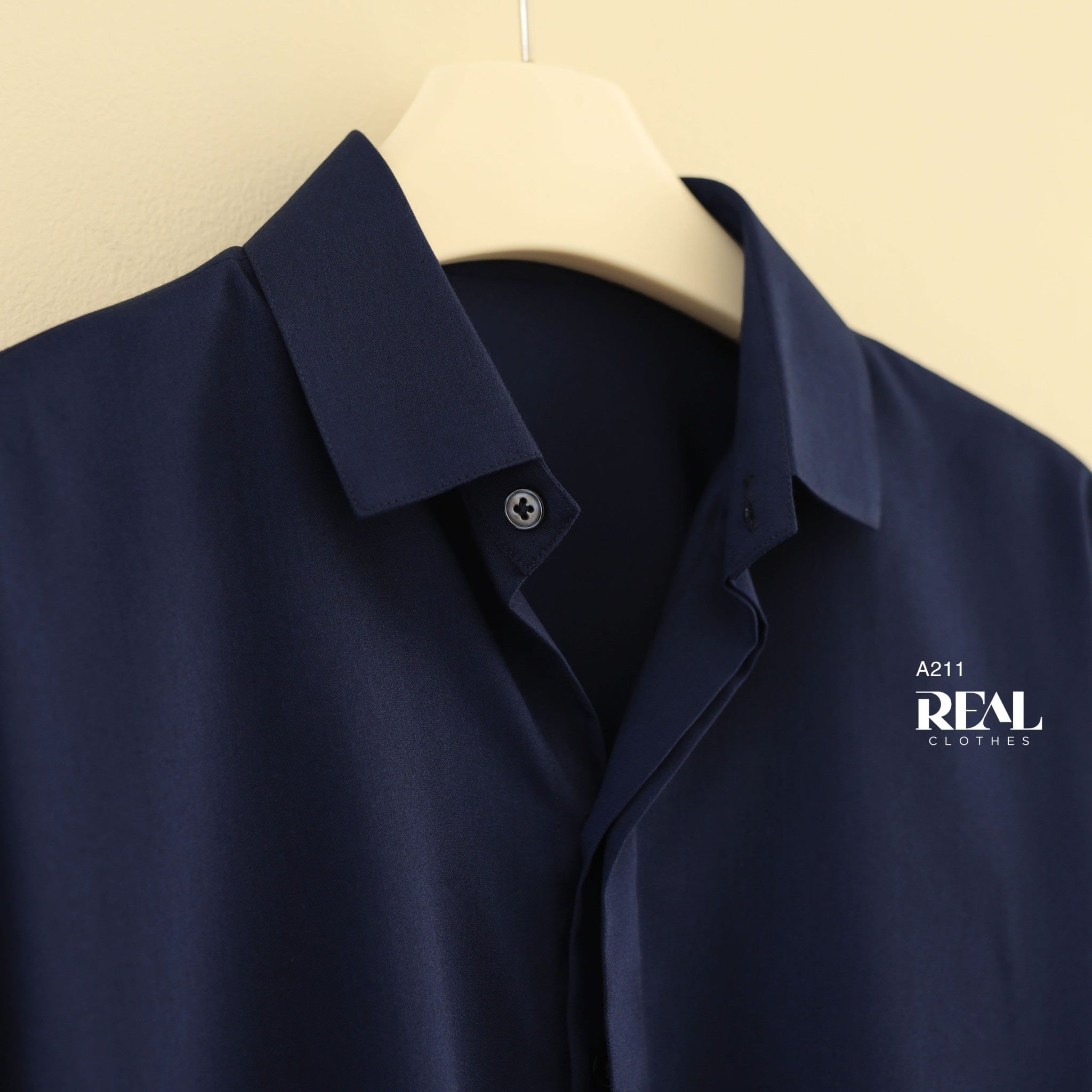 Sơ mi cánh dơi navy