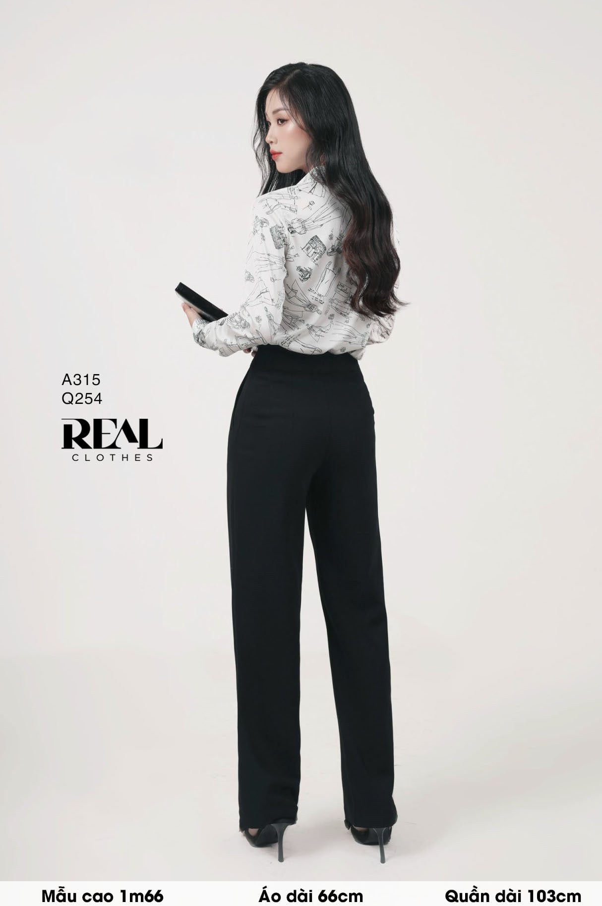 Quần suông Tokyo đen