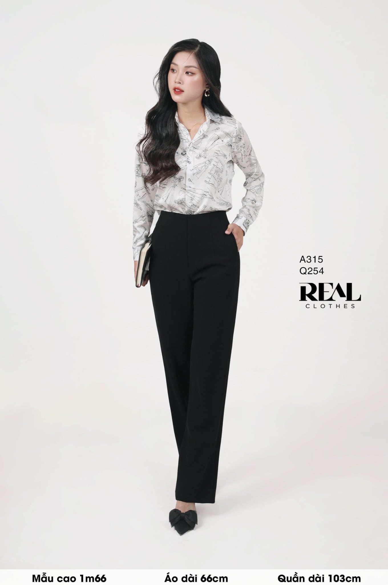 Quần suông Tokyo đen