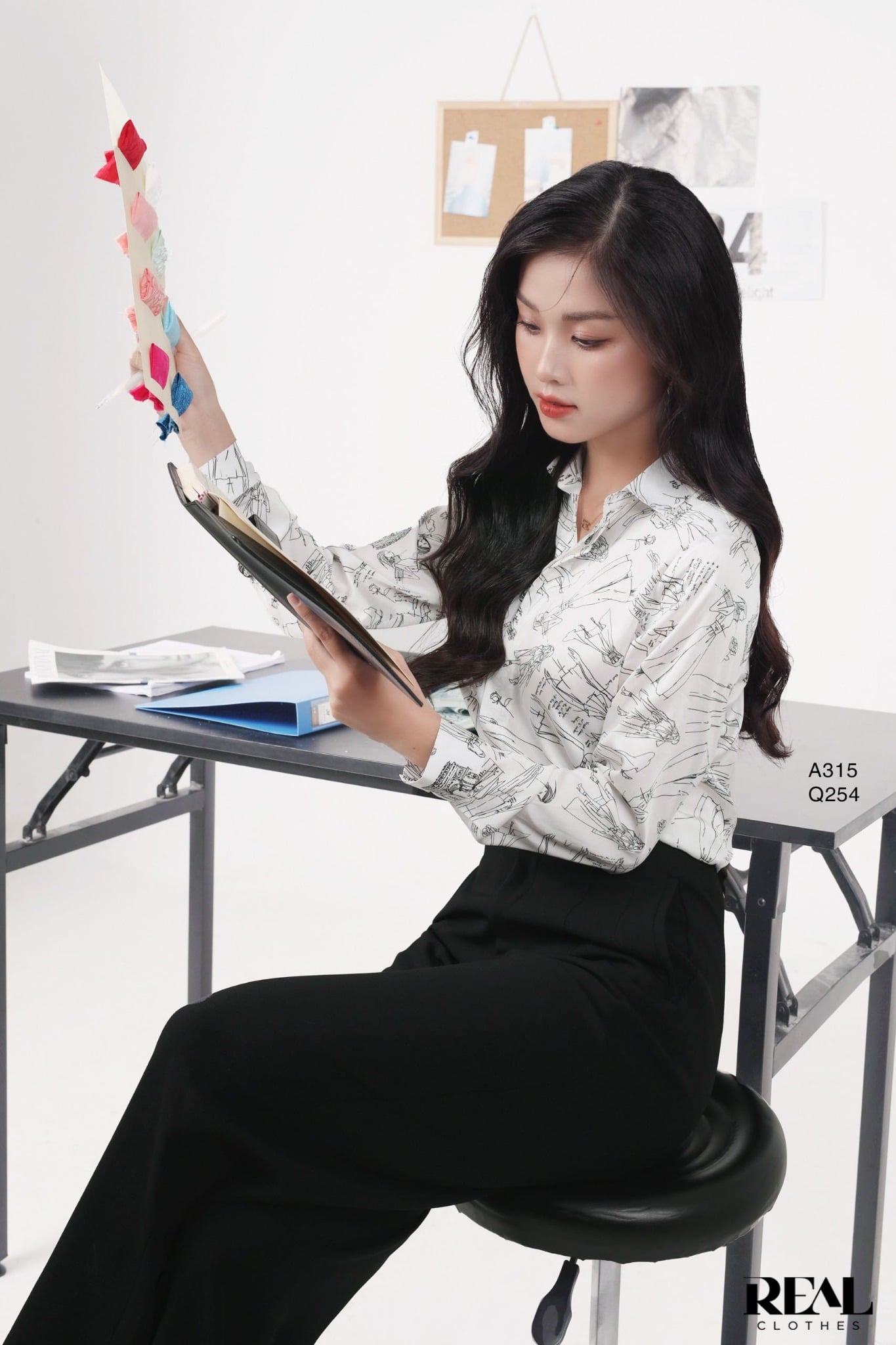 Quần suông Tokyo đen