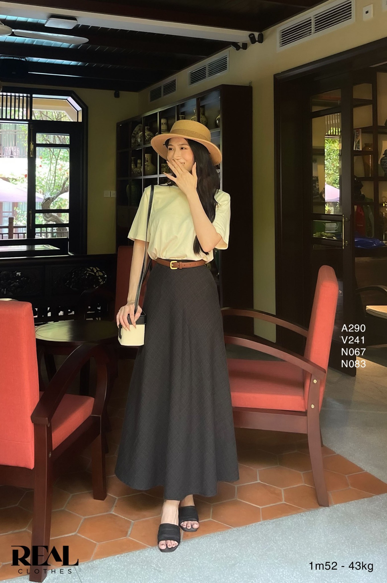 Nịt sợi mảnh đen/trắng/ nâu