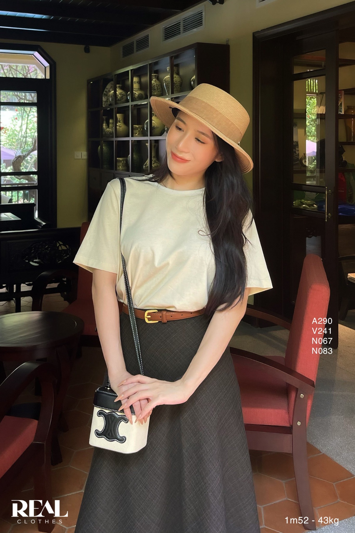 Nịt sợi mảnh đen/trắng/ nâu