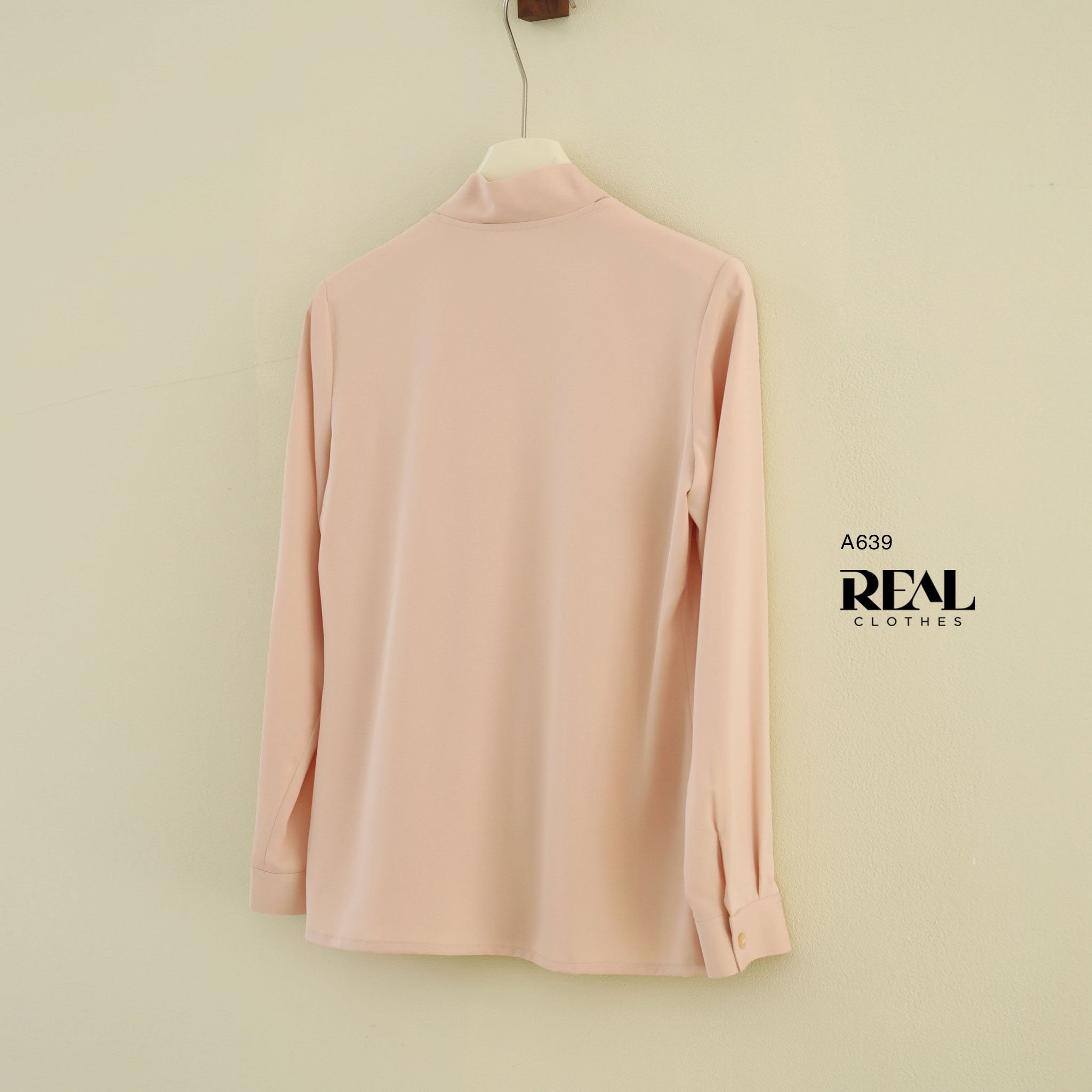 Áo cà vạt cam nude