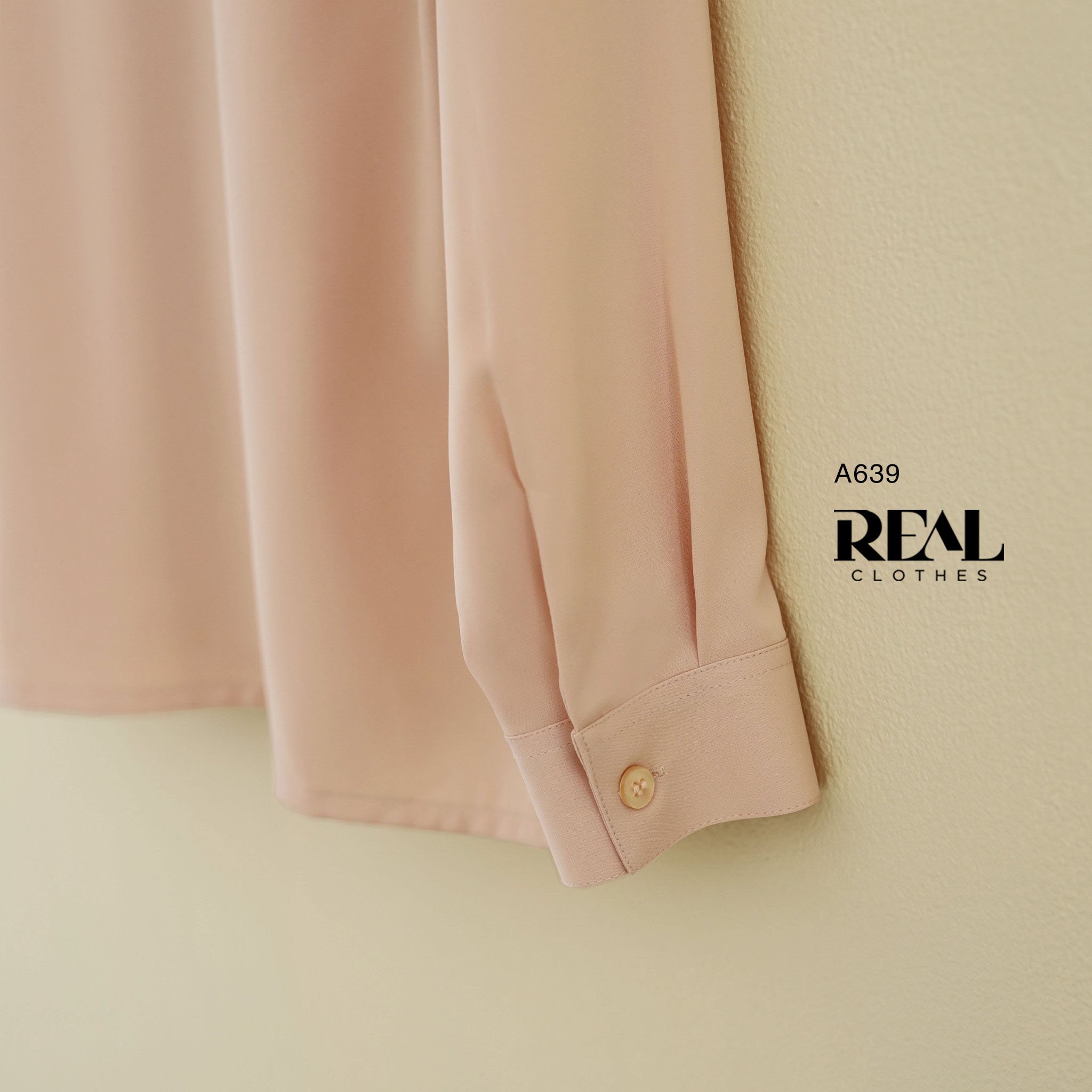 Áo cà vạt cam nude