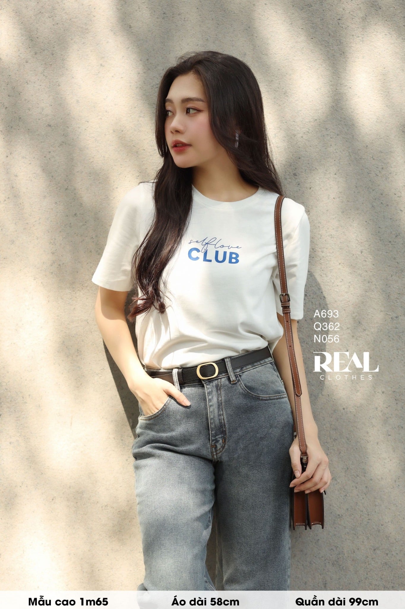 Quần Jeans ống đứng xanh đậm