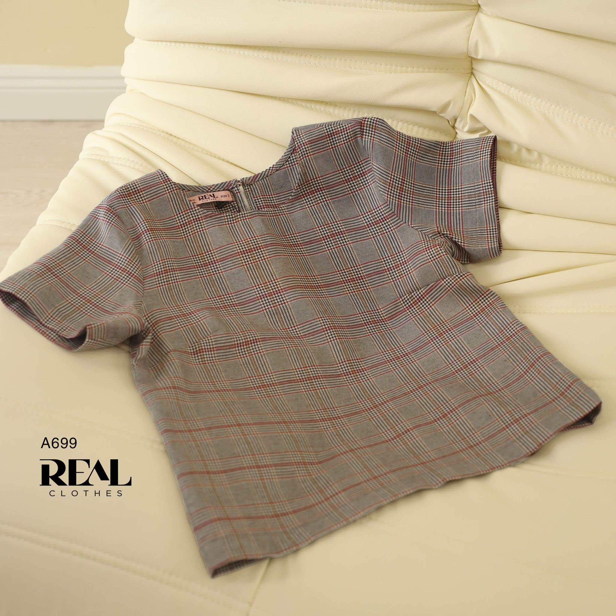 Croptop caro đỏ SALE - size XS