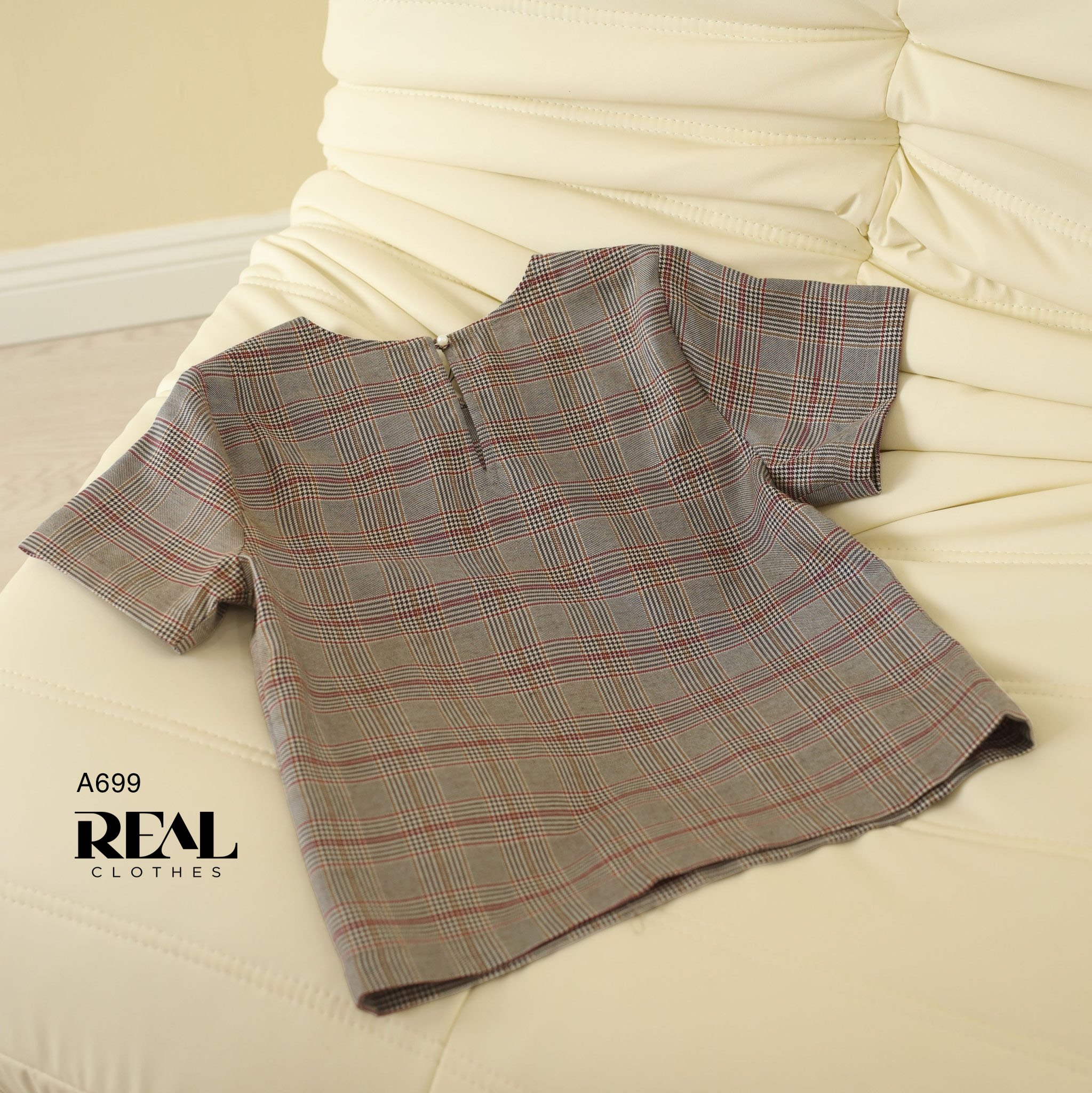 Croptop caro đỏ SALE - size XS