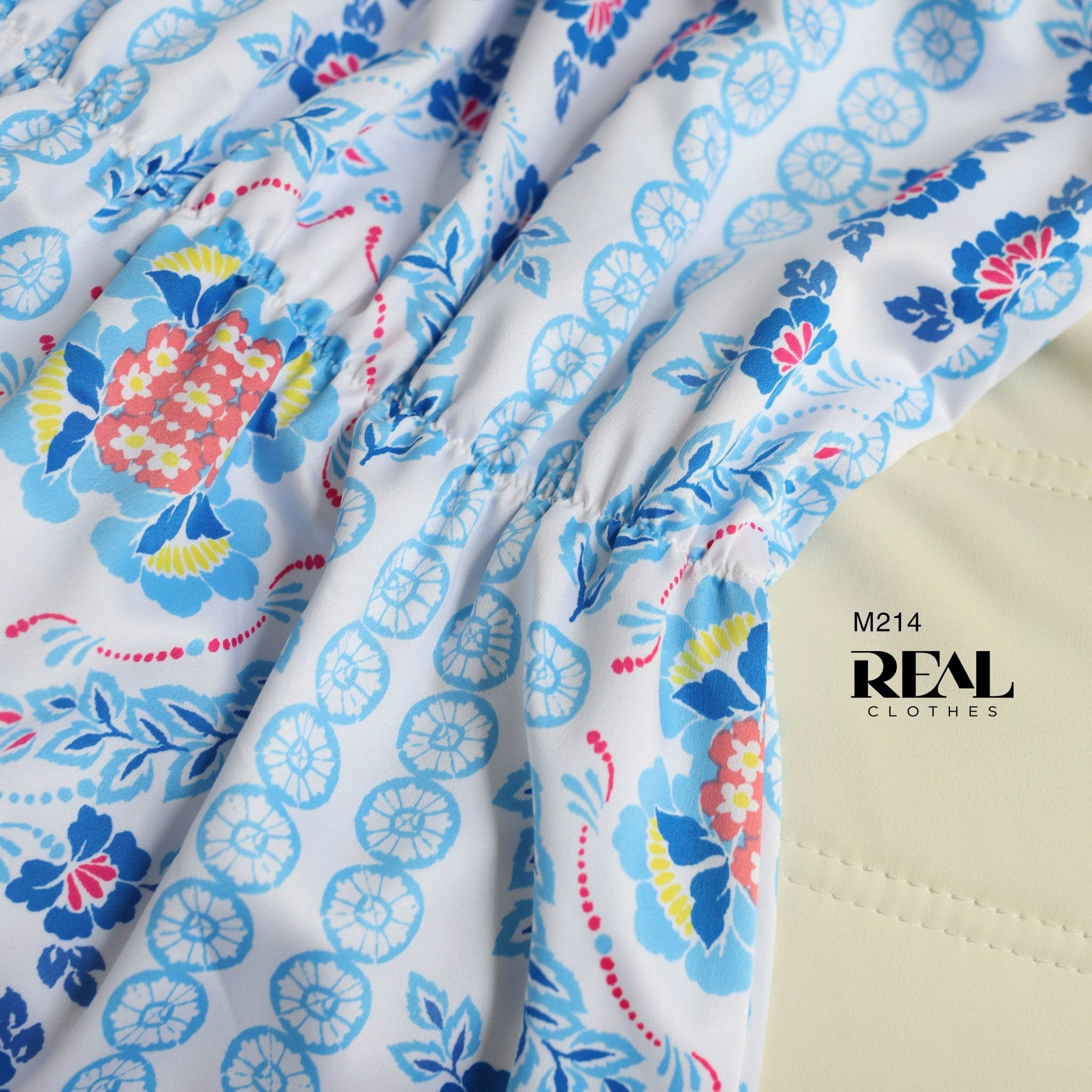 Maxi yếm hoa blue SALE