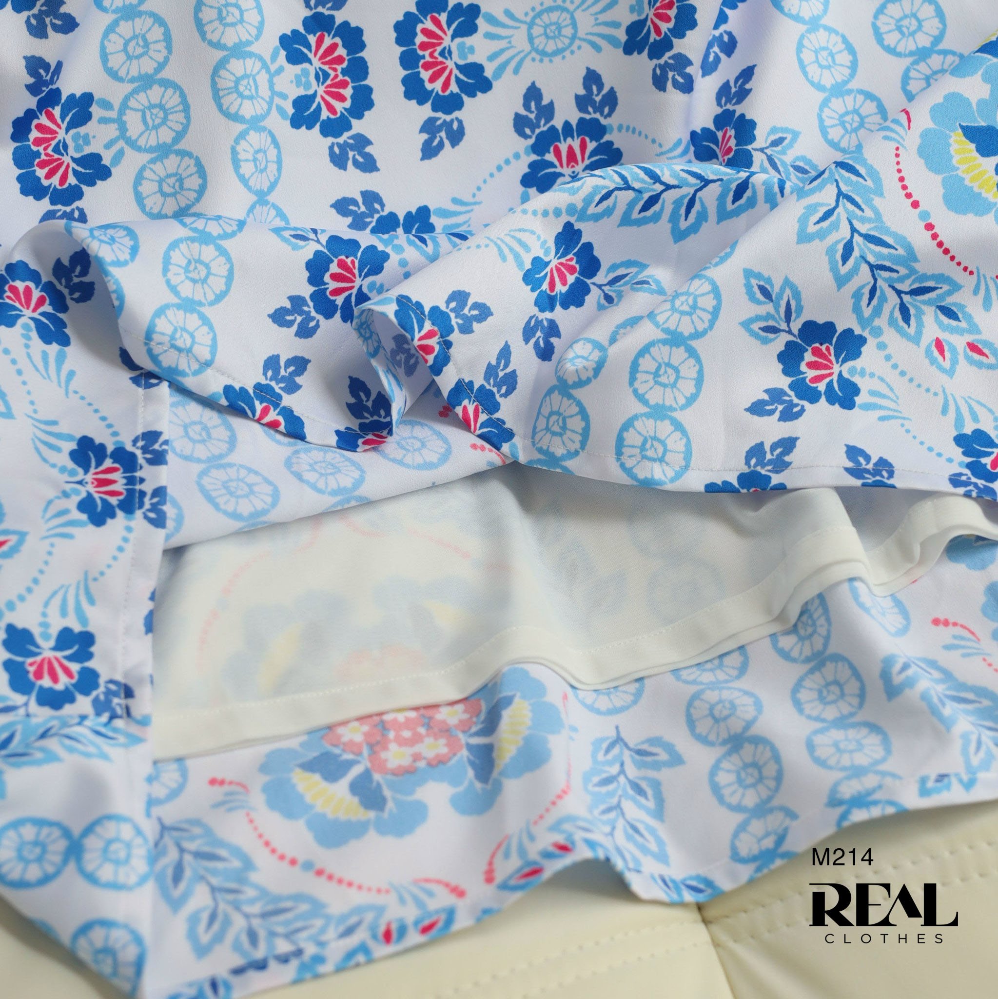 Maxi yếm hoa blue SALE