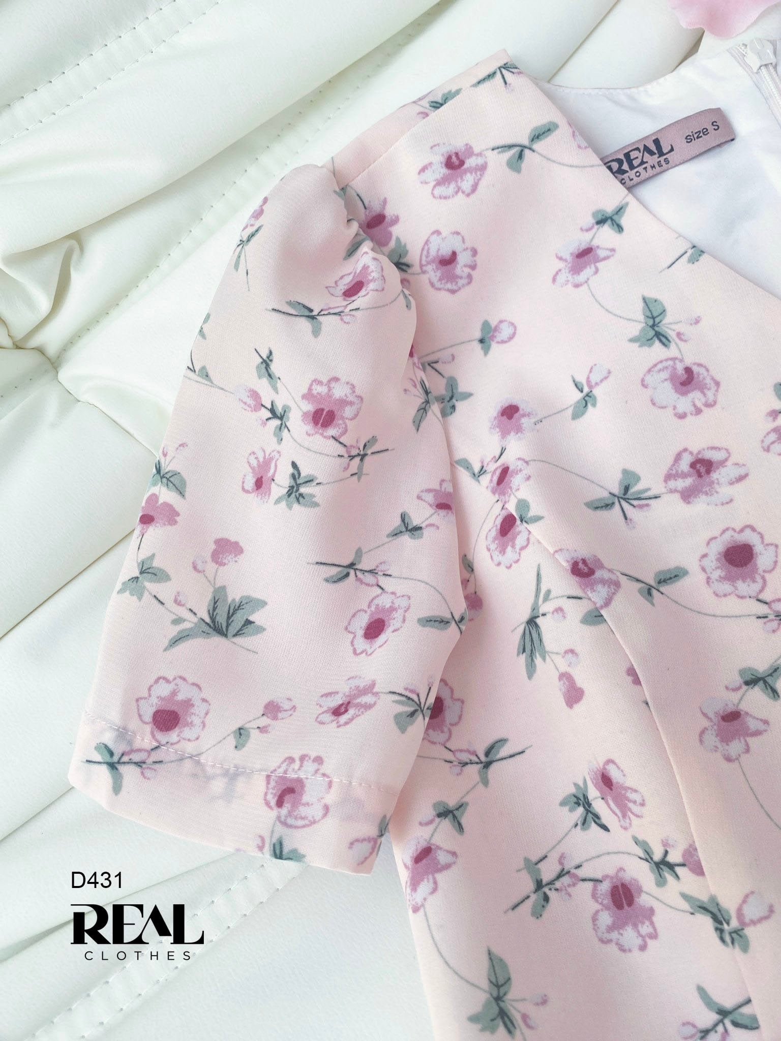 Đầm chéo hồng phấn SALE