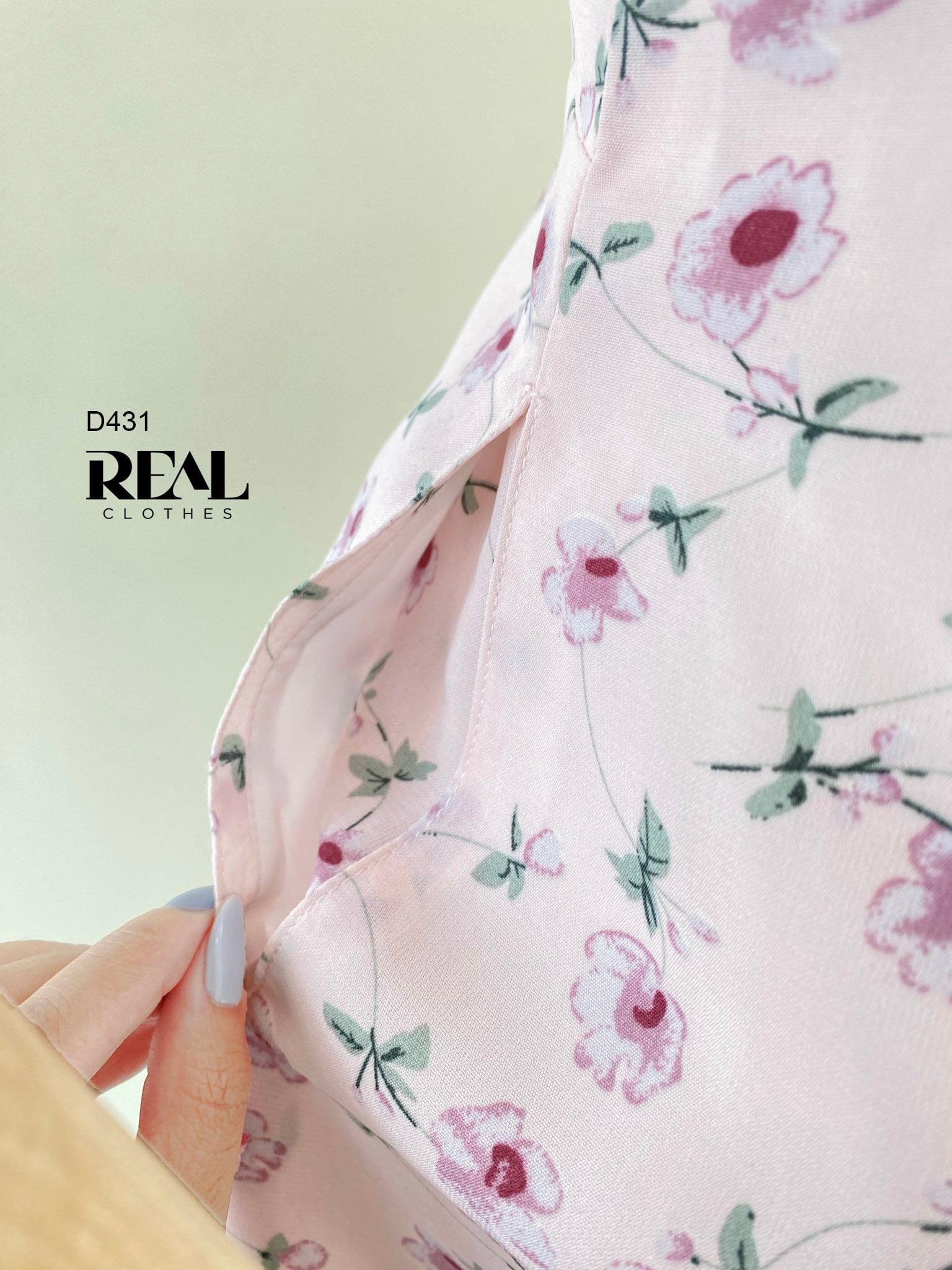 Đầm chéo hồng phấn SALE