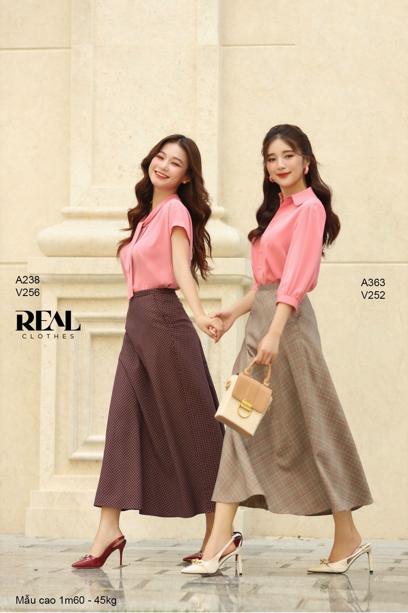 Váy Fuji ô vuông đỏ SALE