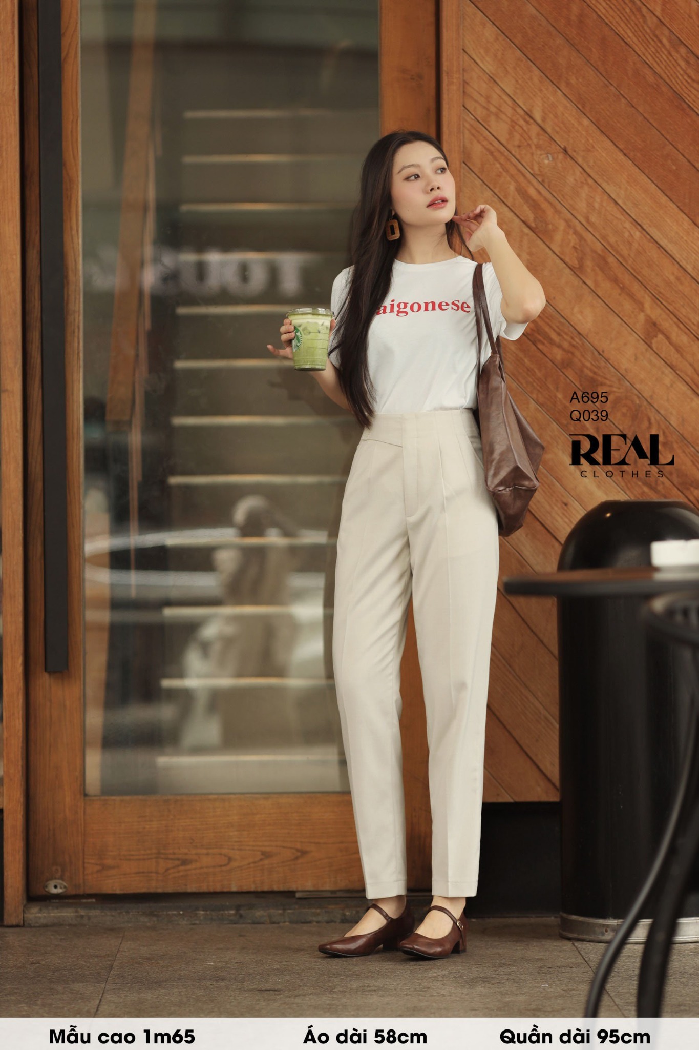 Áo thun cotton trắng SAIGON SALE