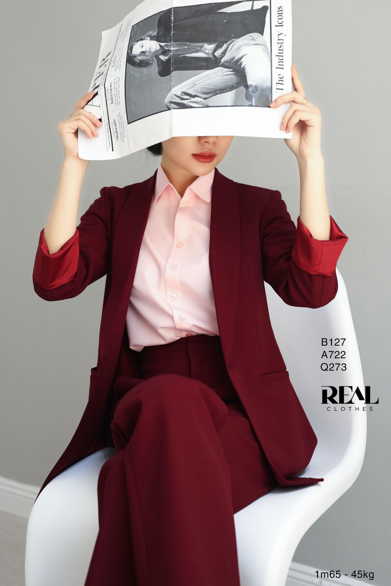 Blazer HQ đỏ đô