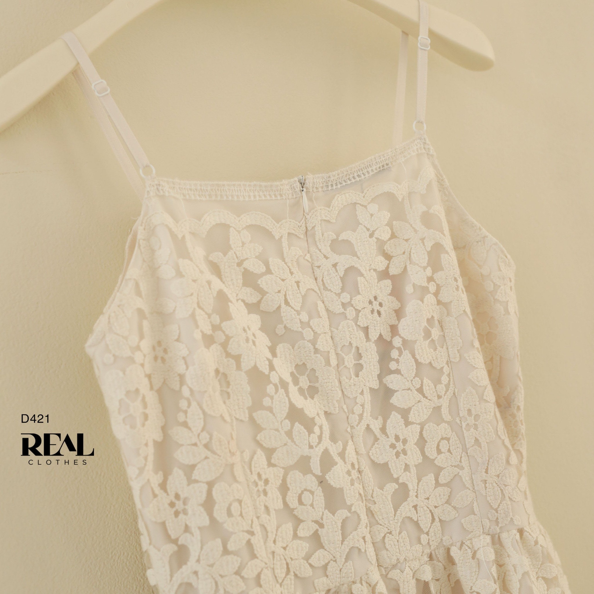 Đầm midi ren hoa thêu SALE - size S