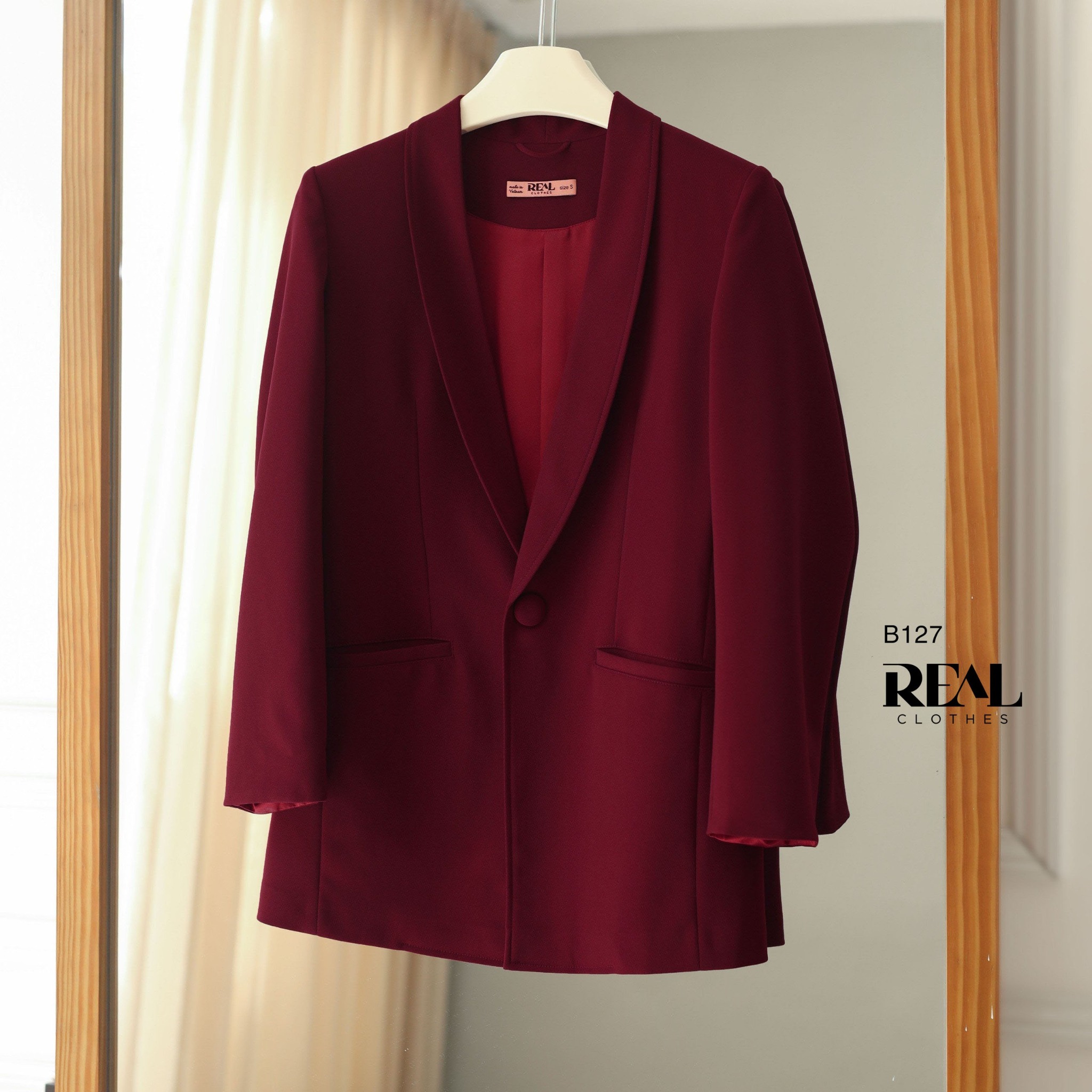 Blazer HQ đỏ đô