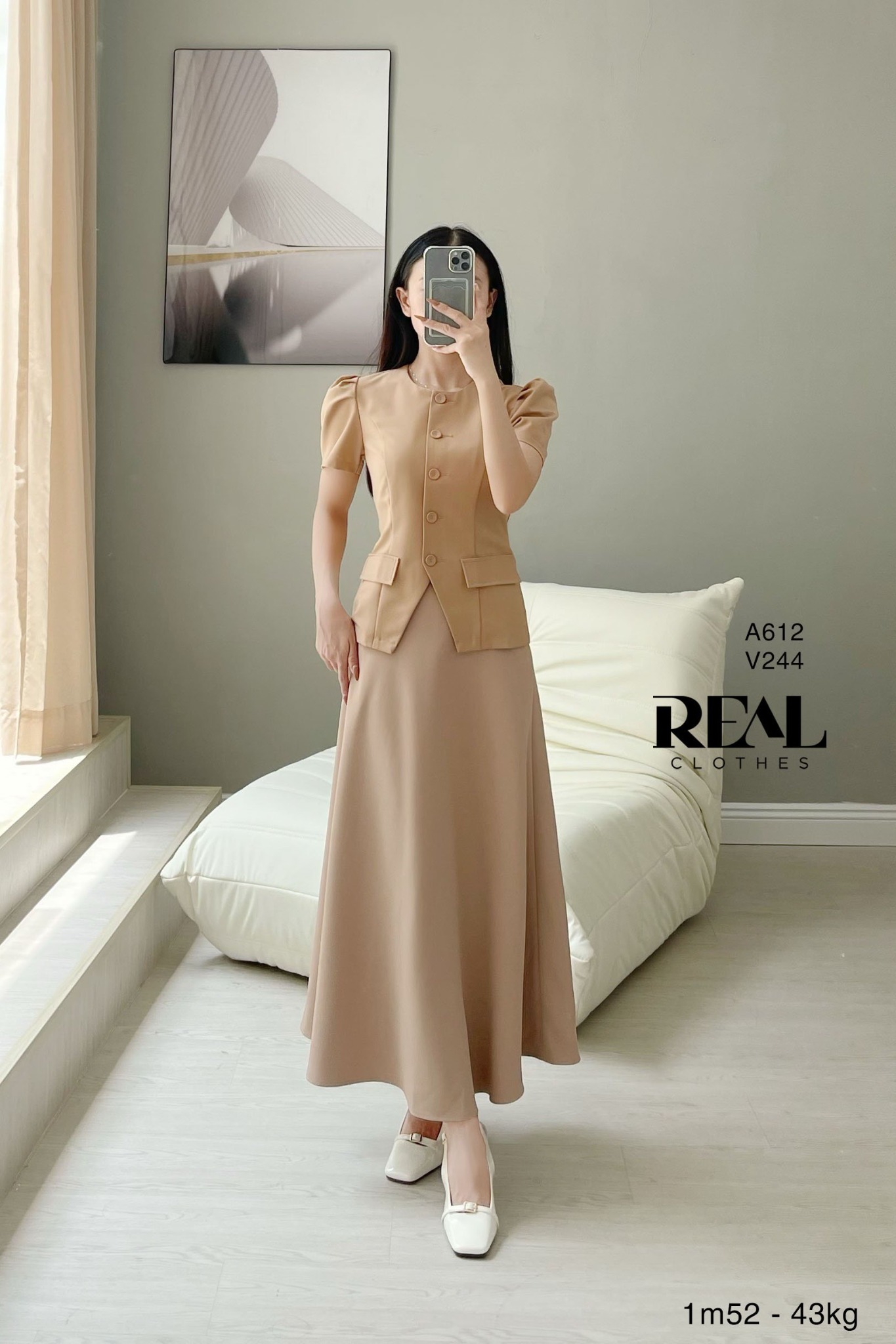 Áo Lotus cà phê sữa SALE