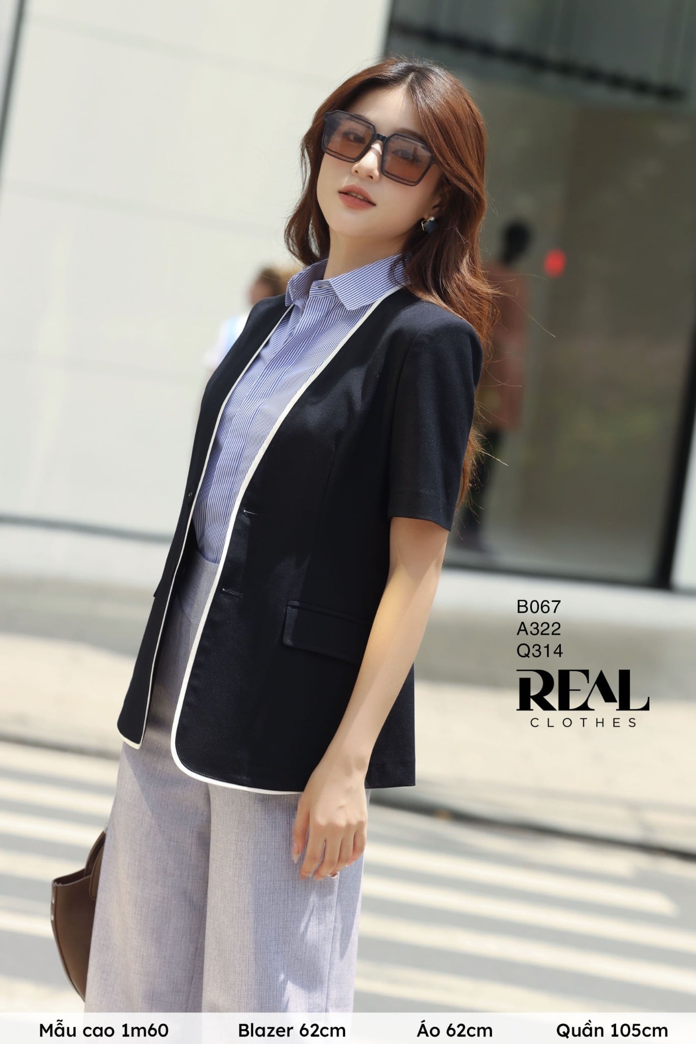 Blazer Nancy xanh đen SALE
