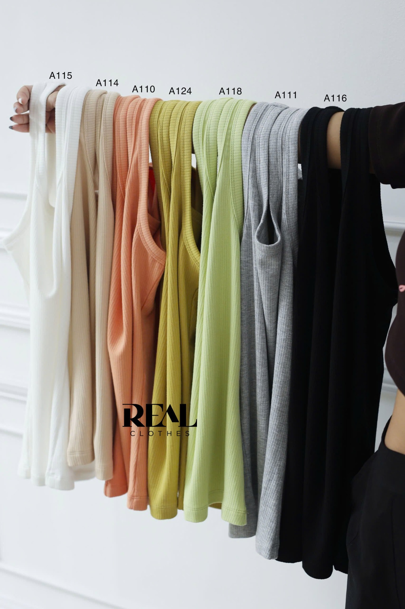 Áo tank top 3 lỗ nude SALE