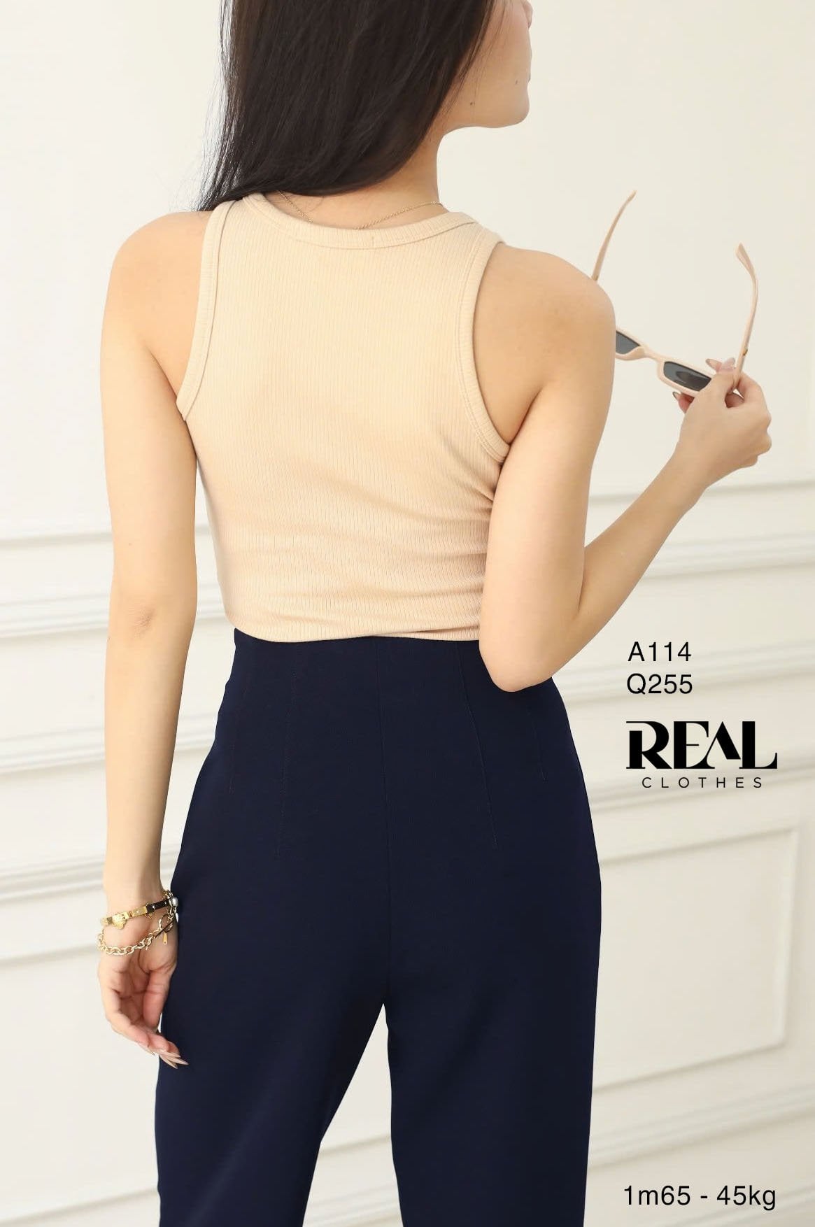 Áo tank top 3 lỗ nude SALE