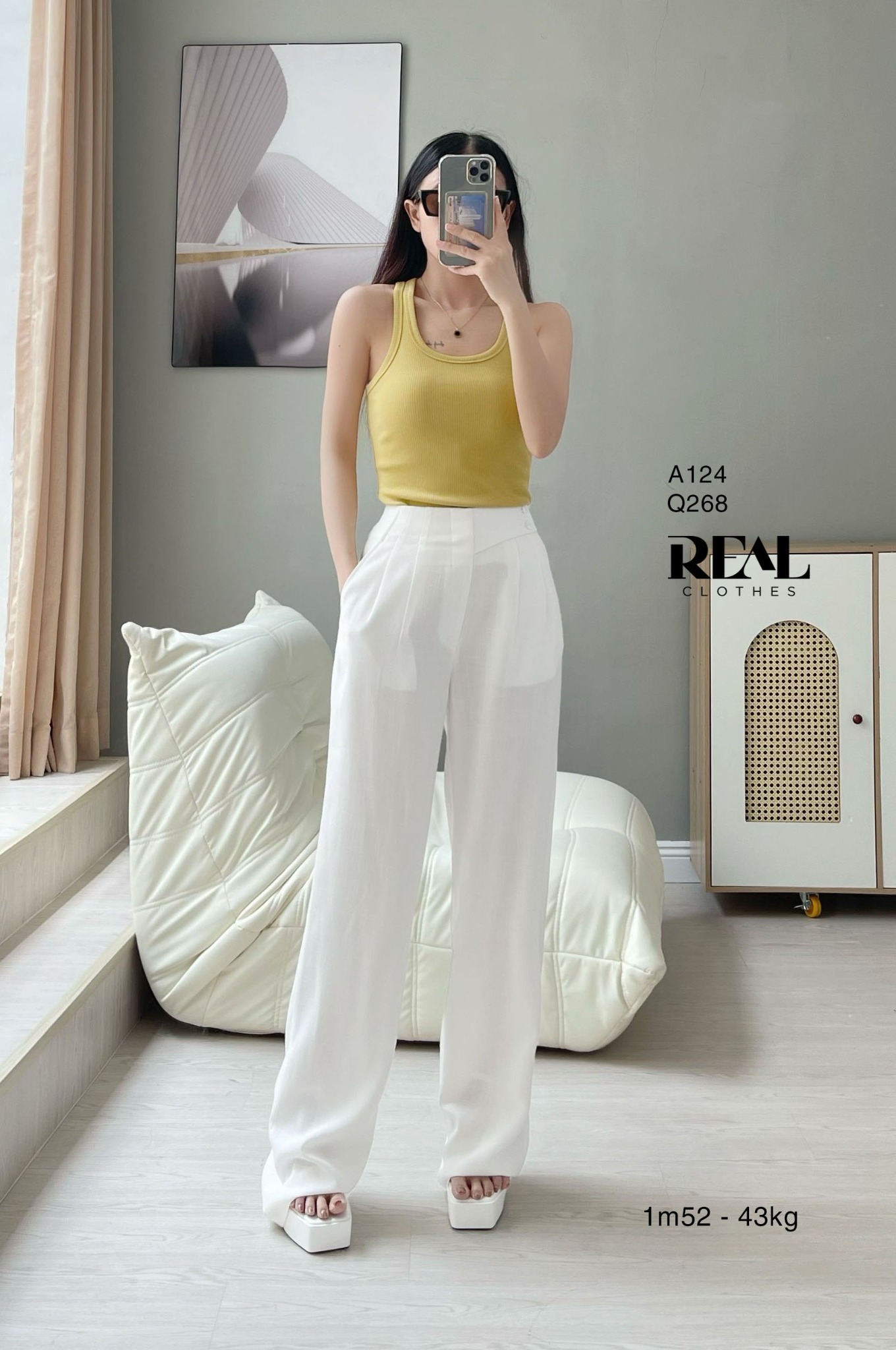 Áo tank top 3 lỗ lemon SALE