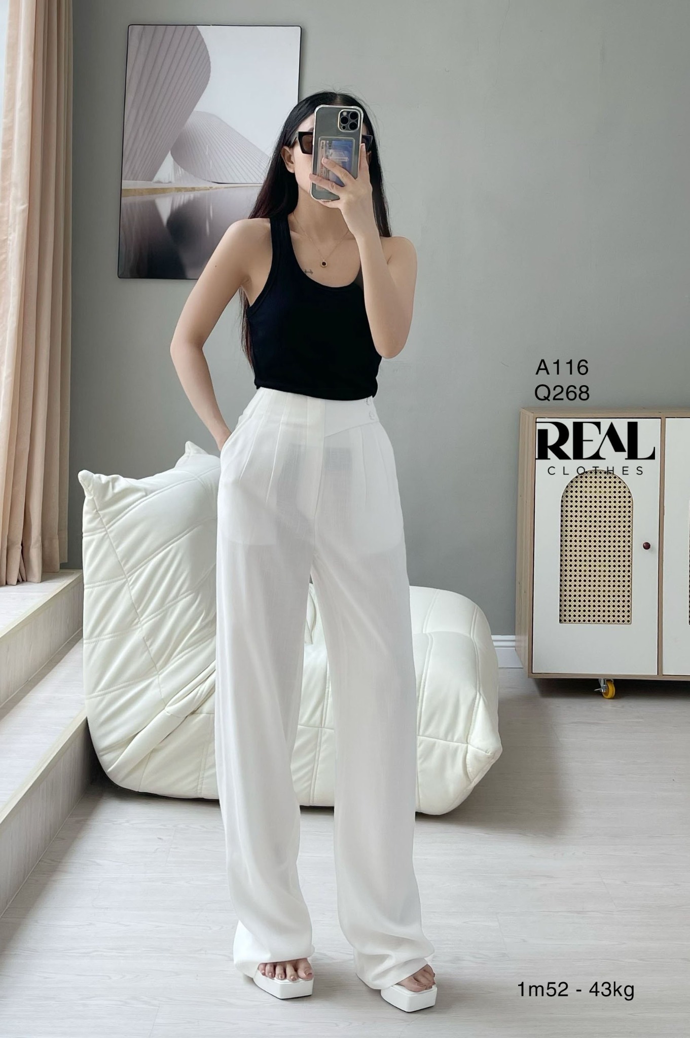 Áo tank top 3 lỗ đen SALE