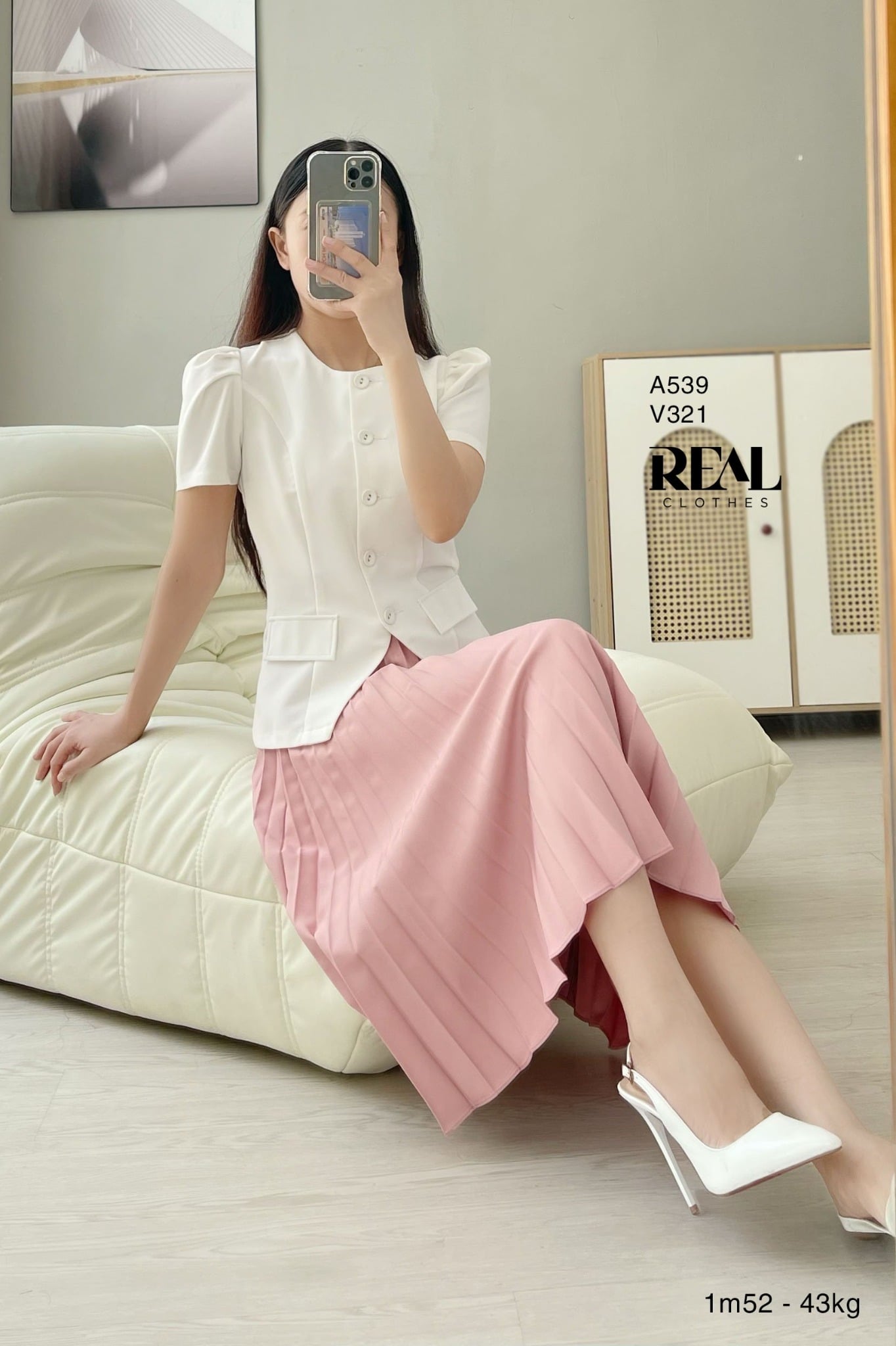 Áo Lotus trắng SALE