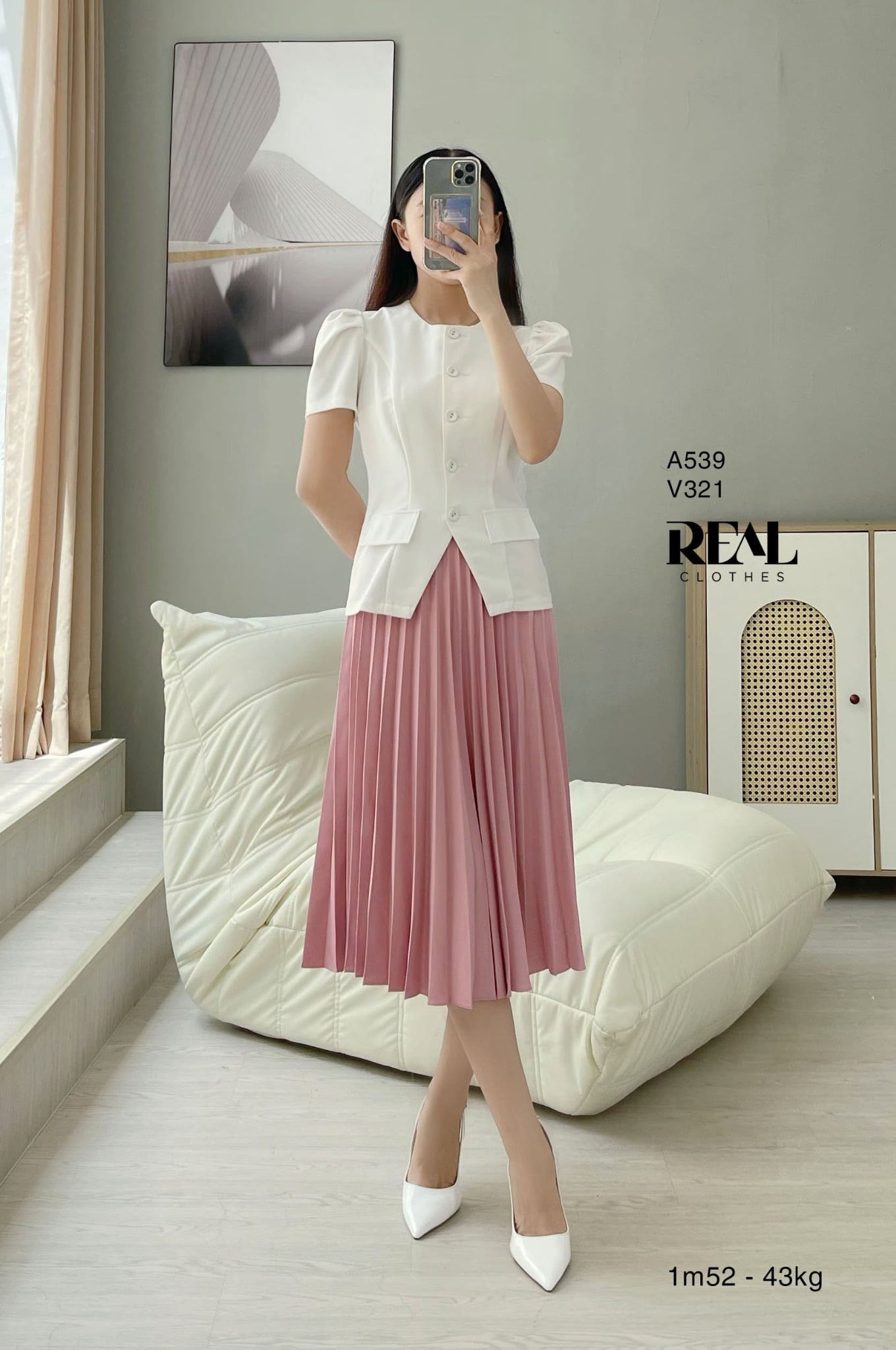 Áo Lotus trắng SALE