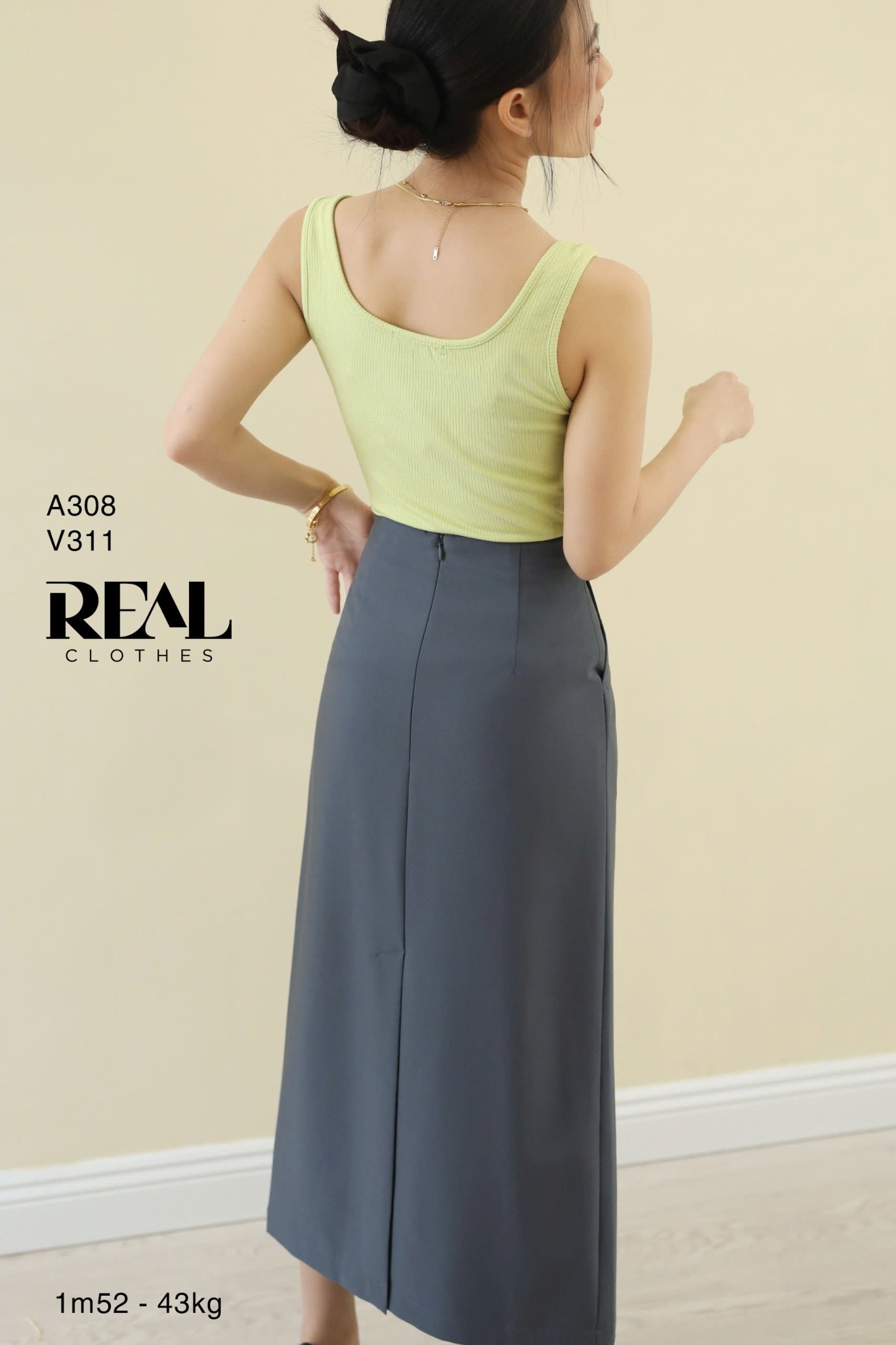 Áo tank top cổ U bơ SALE