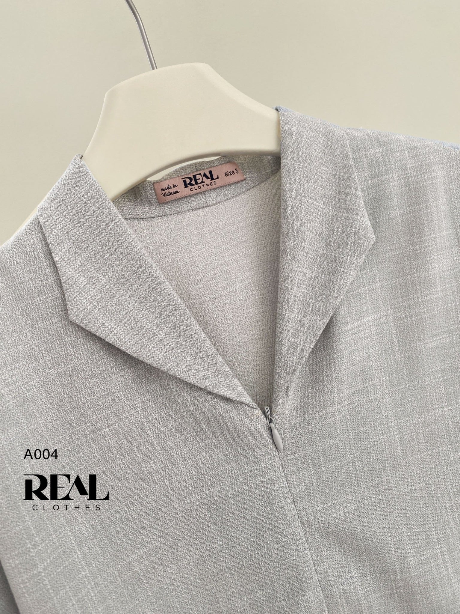 Áo cánh dơi linen xám