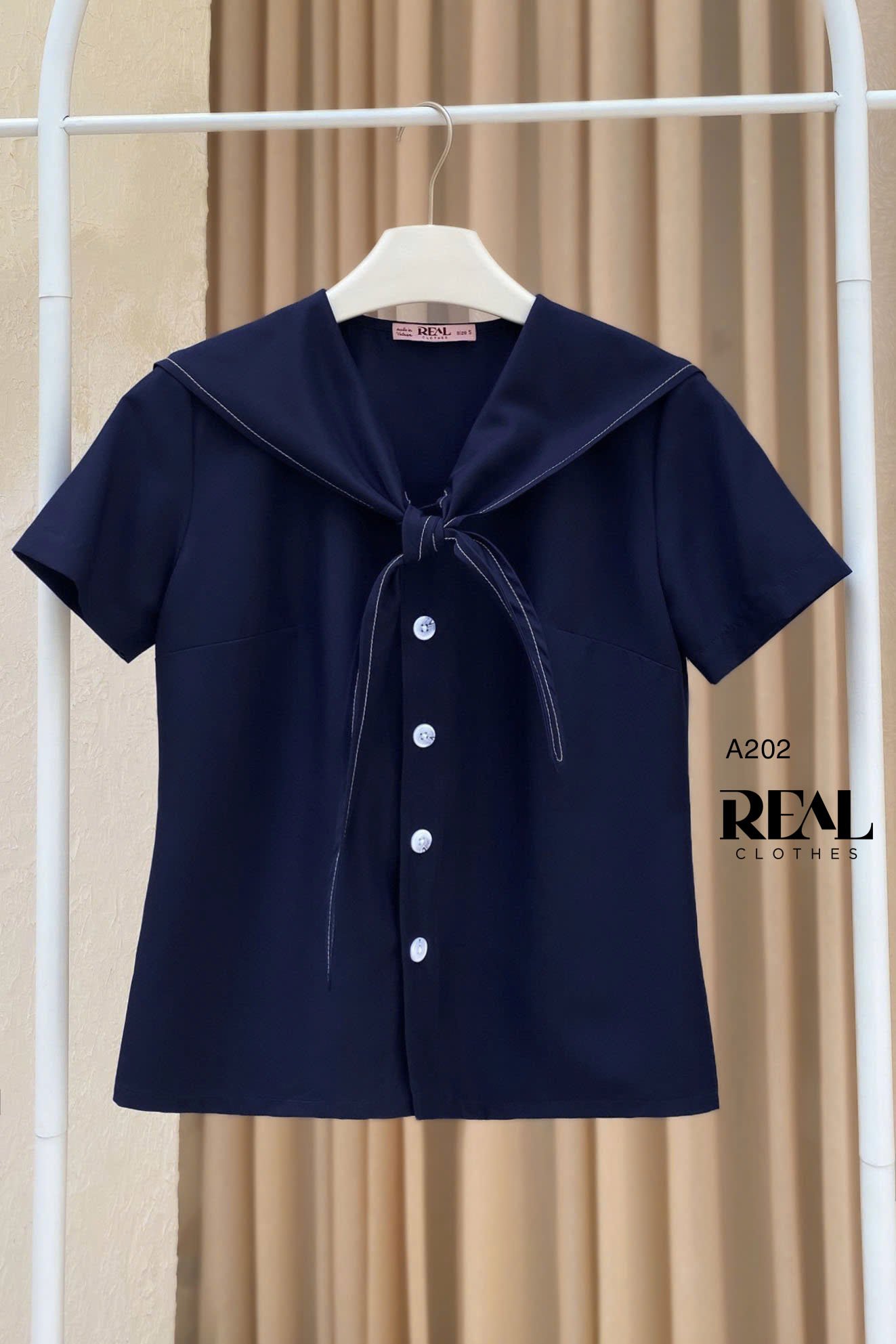 Áo thủy thủ xanh đen MỚI - size XS