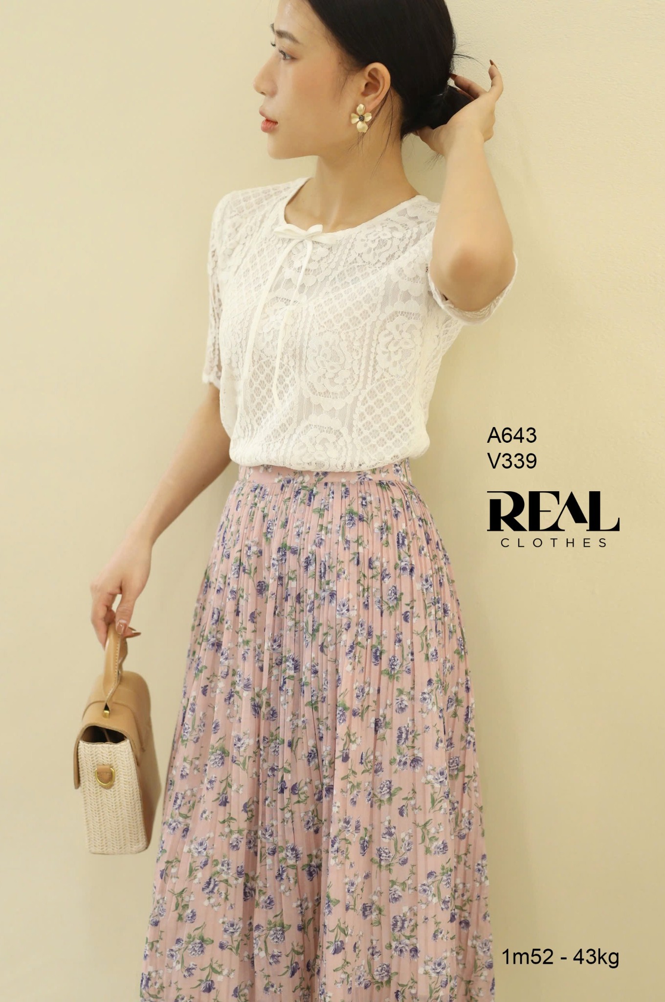 Áo ren nơ trắng MỚI SALE