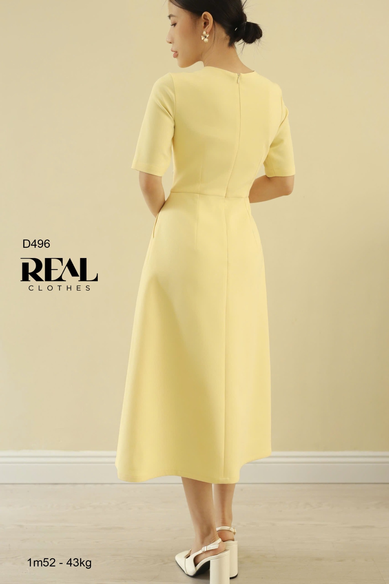 Đầm Classic vàng (Không kèm belt)