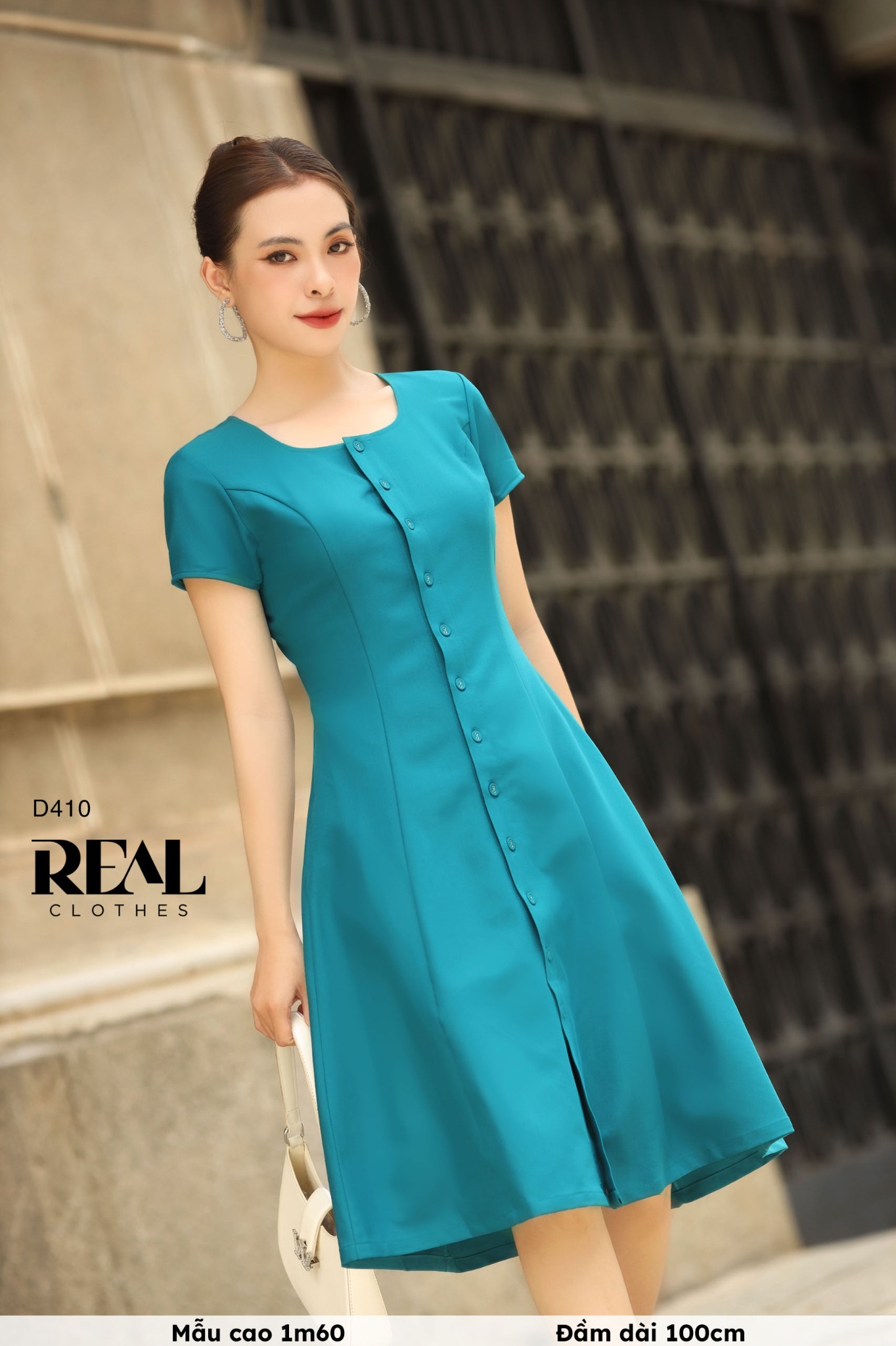 Đầm 8 mảnh cổ tròn XCV 100 SALE