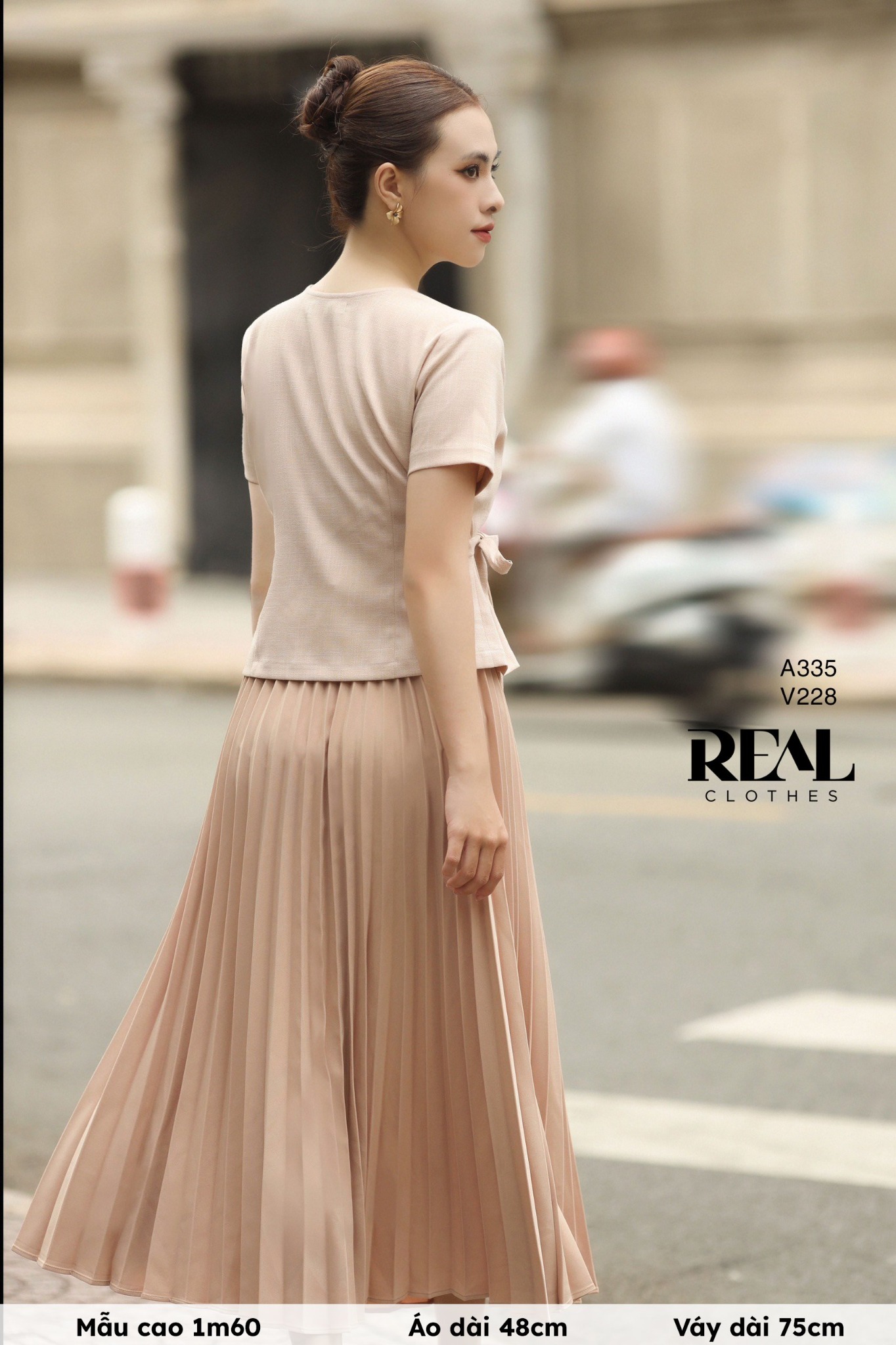 Áo Chéo Linen Bạc Xỉu