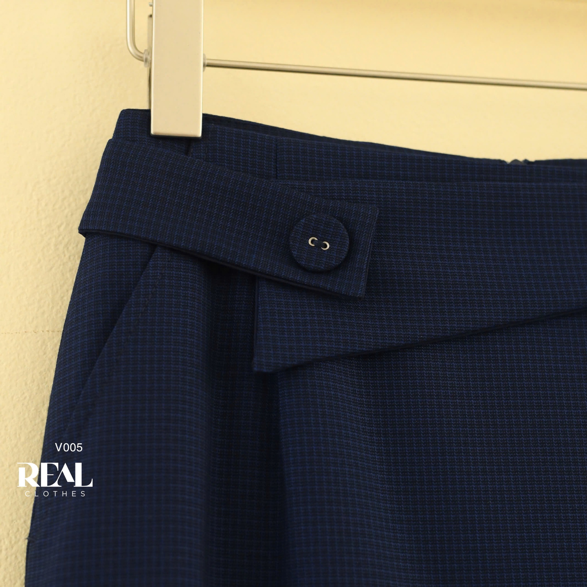 Váy Japan cách điệu ô vuông xanh SALE - size XS