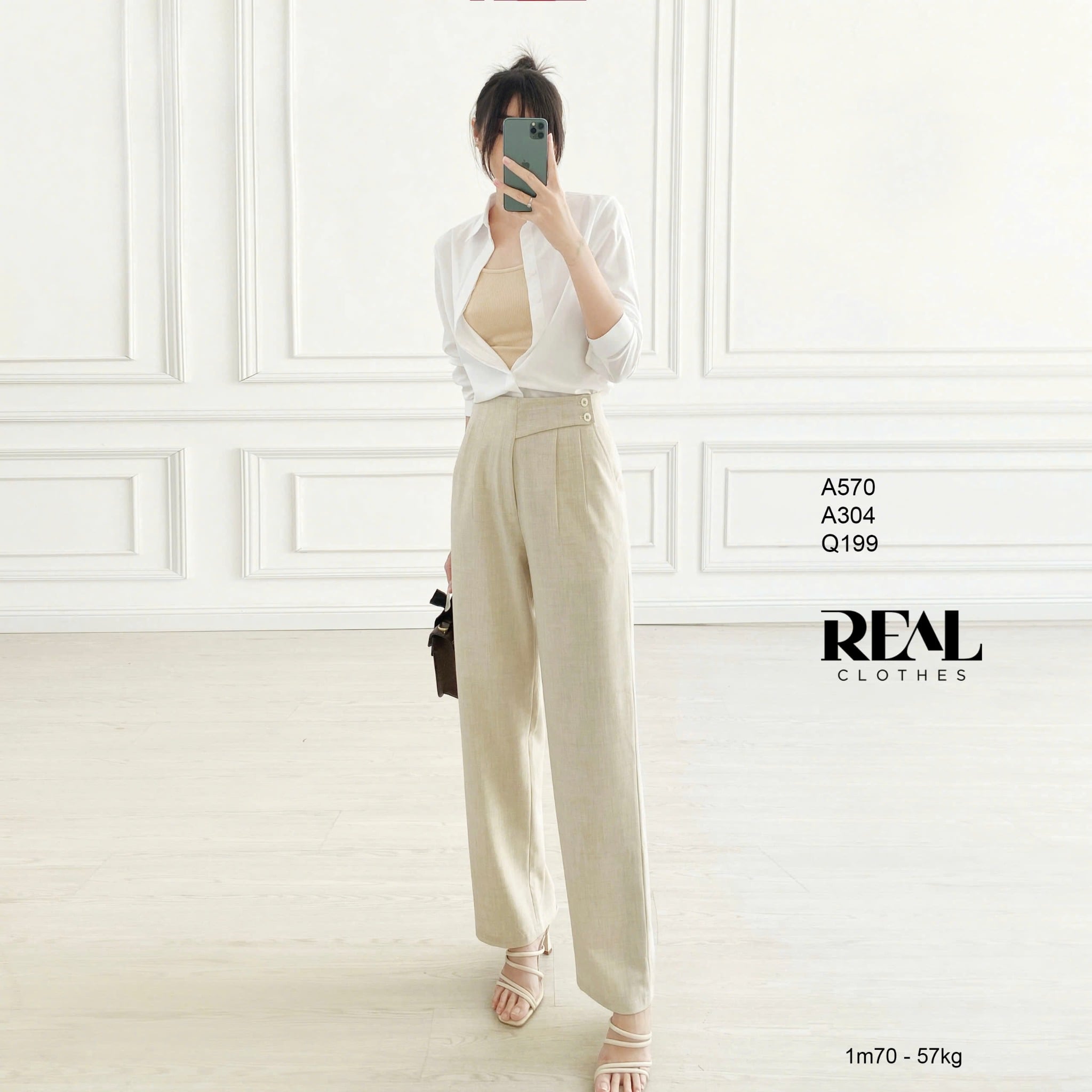 Sơ mi bamboo trắng MỚI