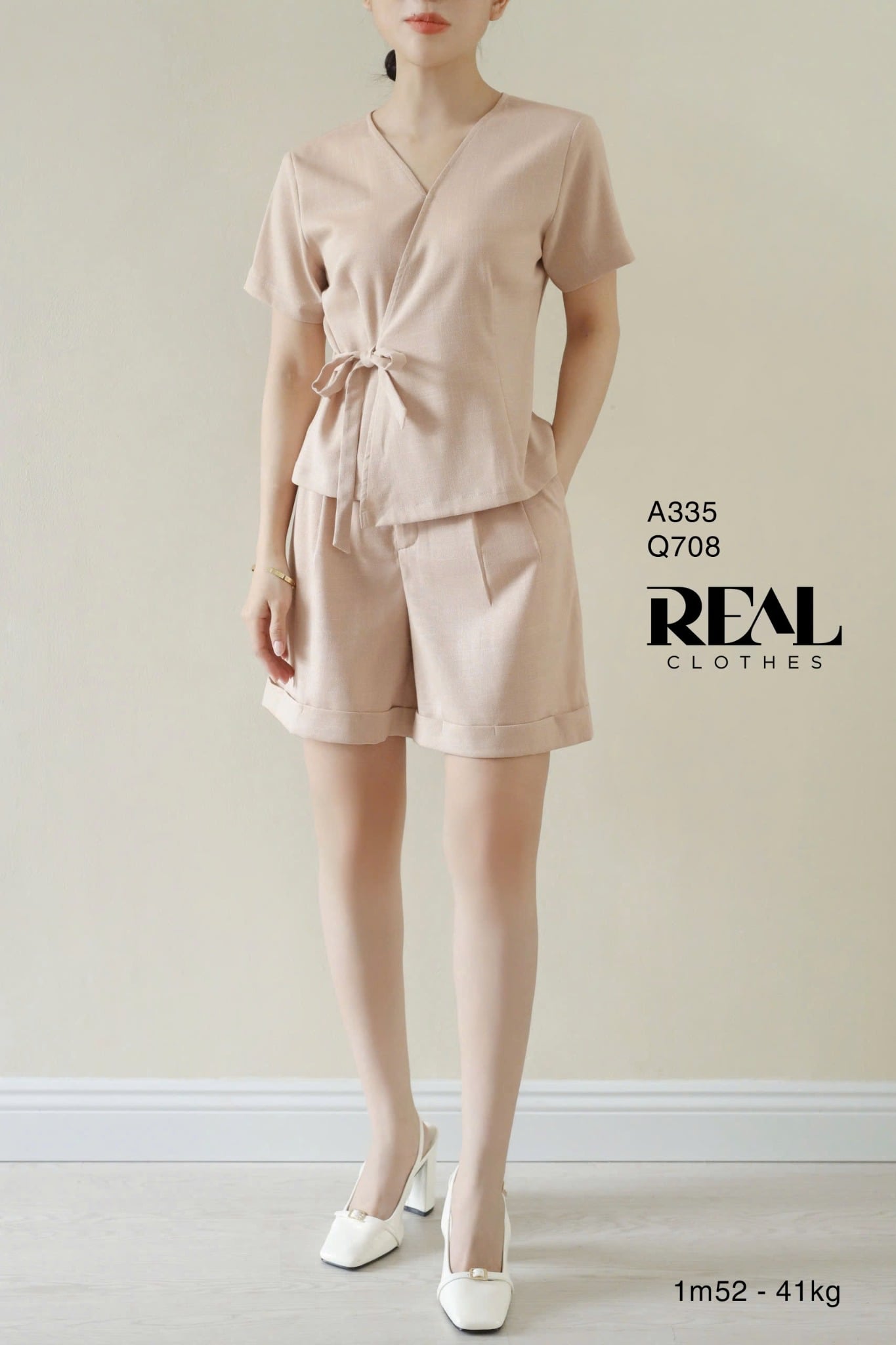 Áo Chéo Linen Bạc Xỉu