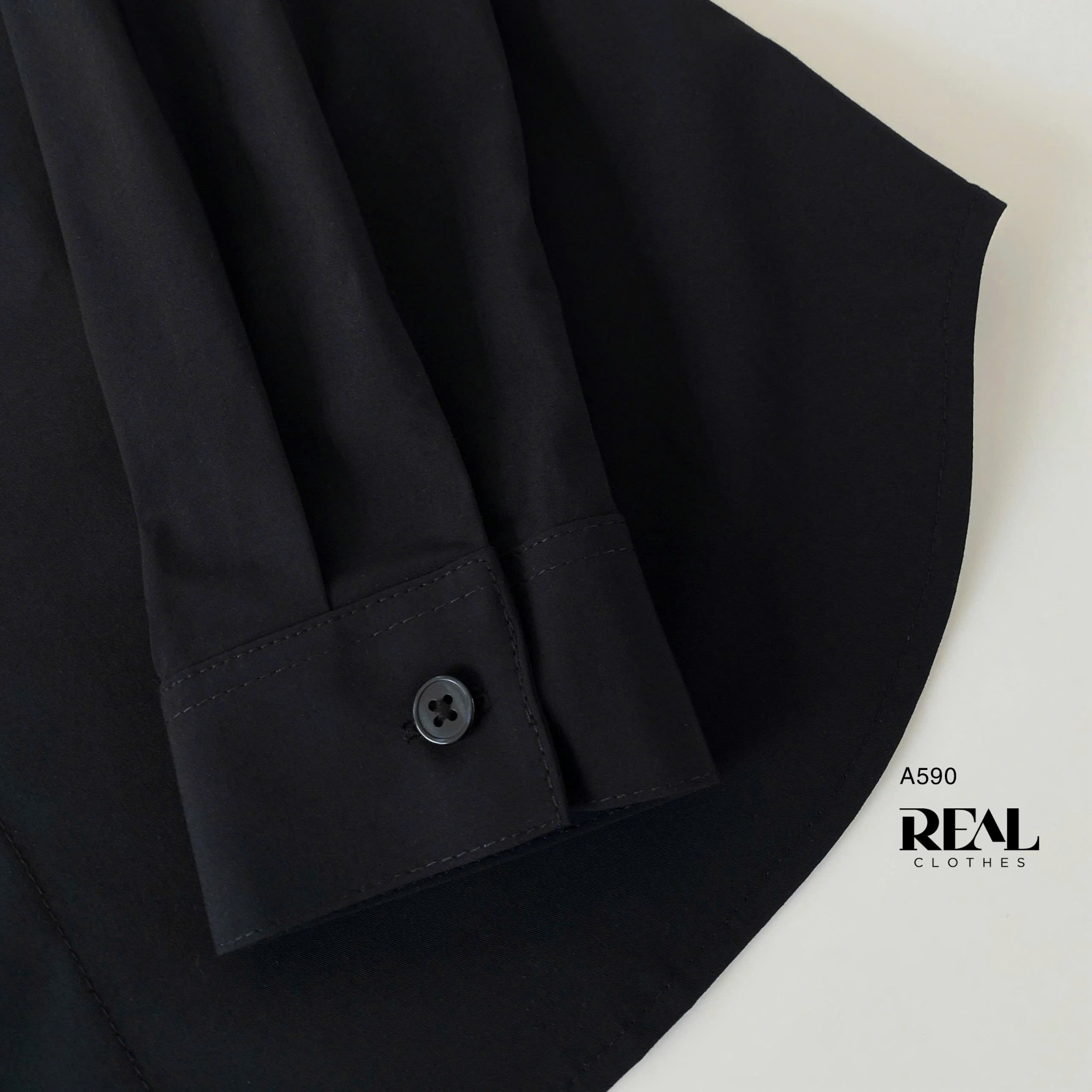 Sơ mi bamboo đen MỚI