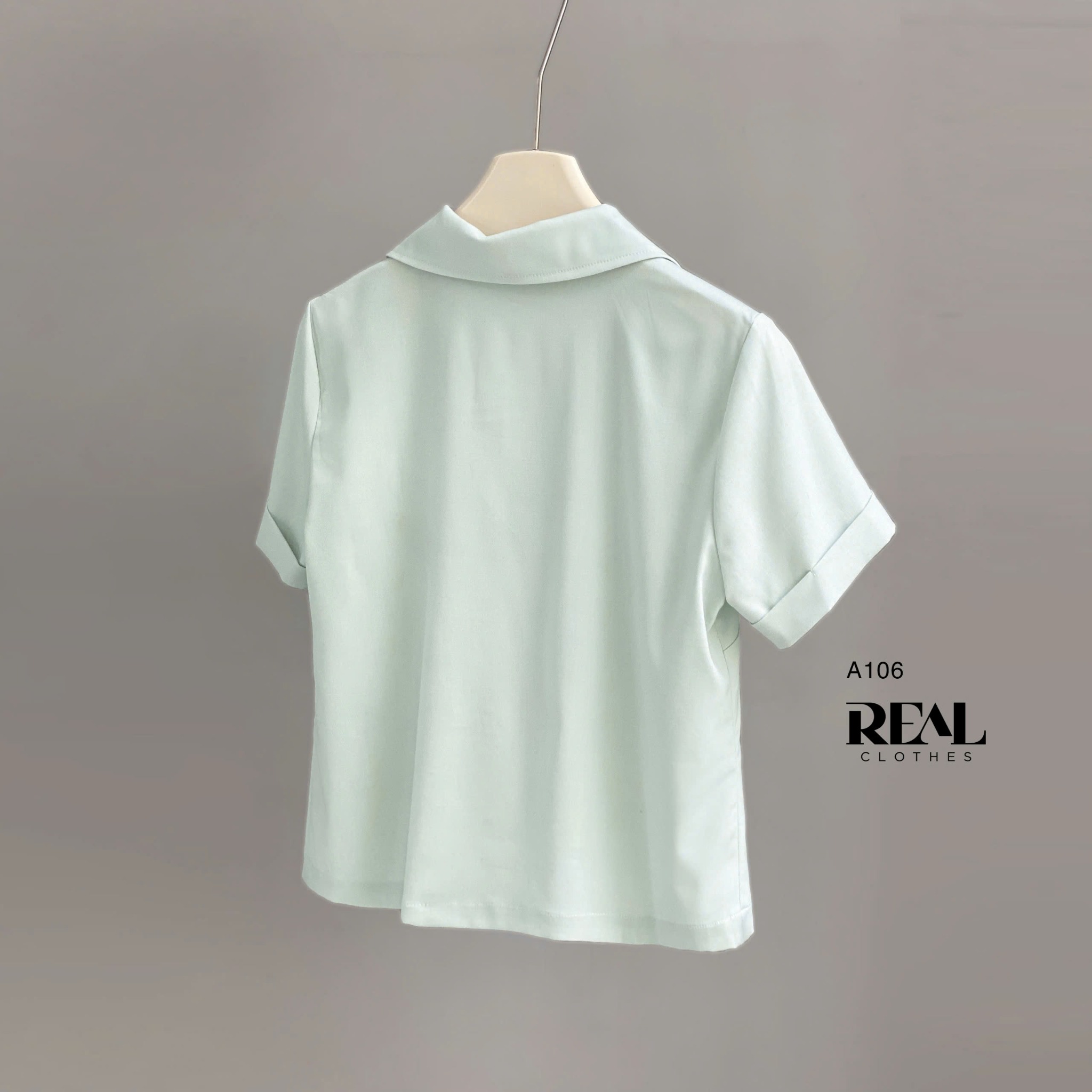 Áo nơ nhỏ mint FINAL SALE - size XS