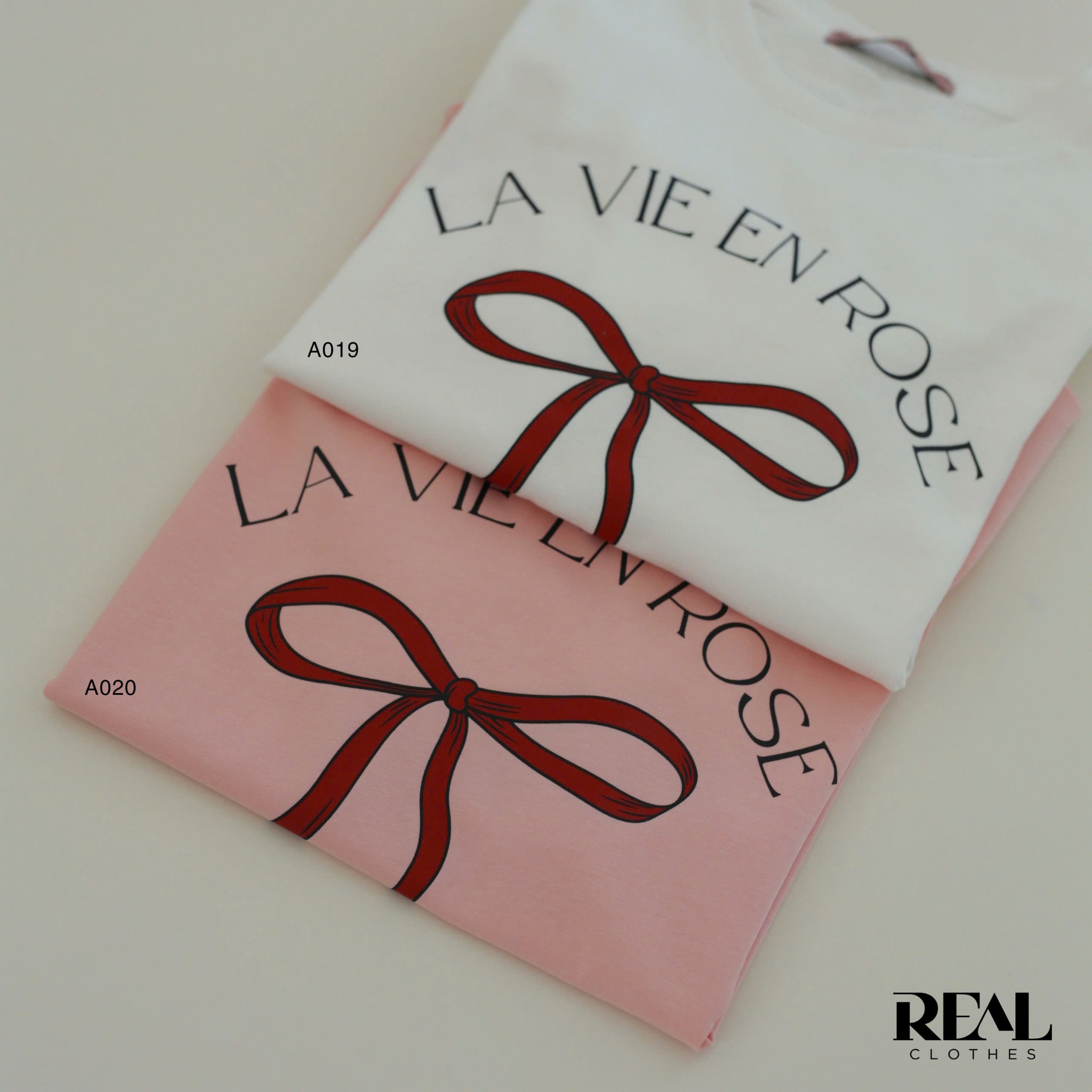 Áo thun cotton ROSE trắng SALE