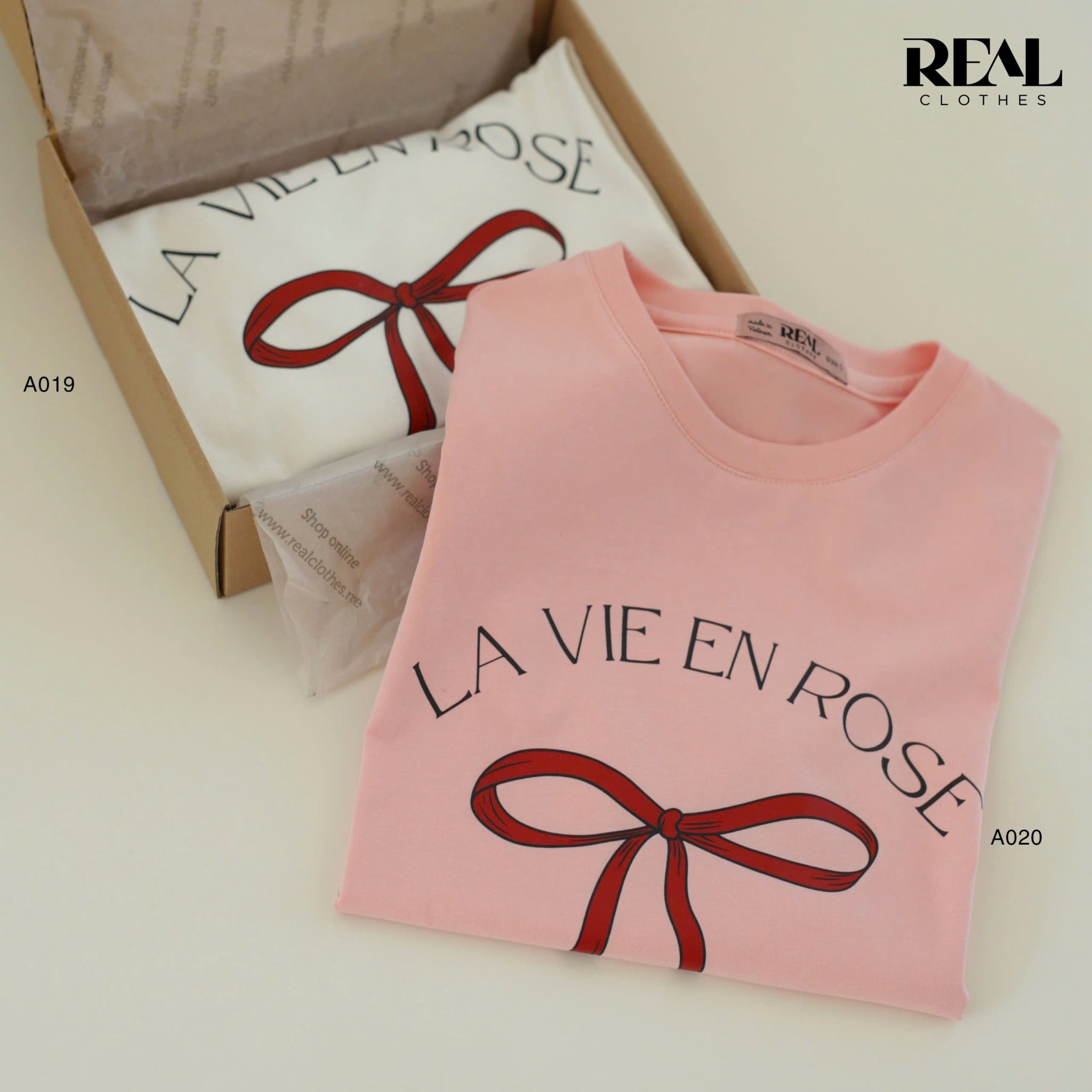 Áo thun cotton ROSE hồng SALE - size XL