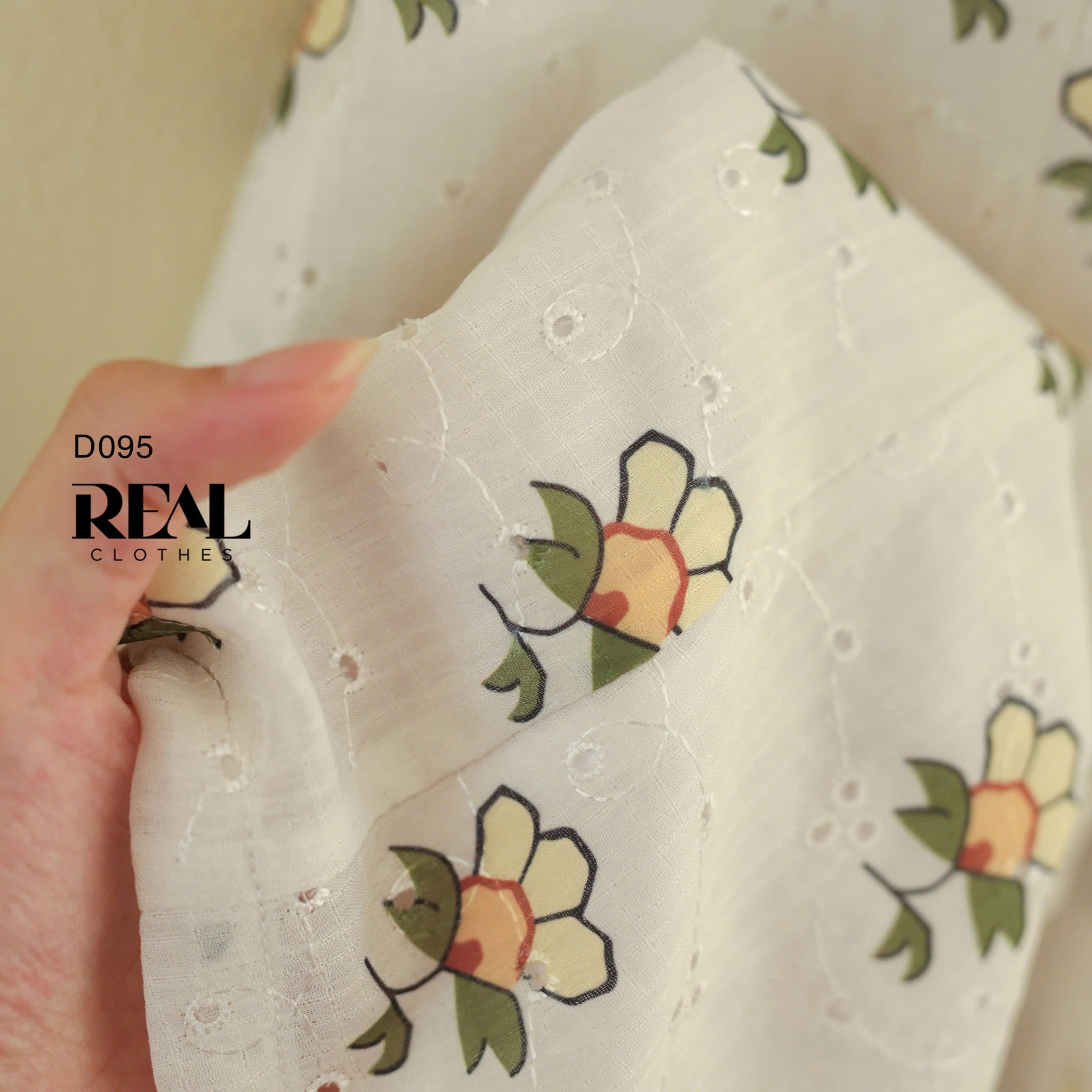 Đầm 8 mảnh cổ lá sen ren thêu SALE