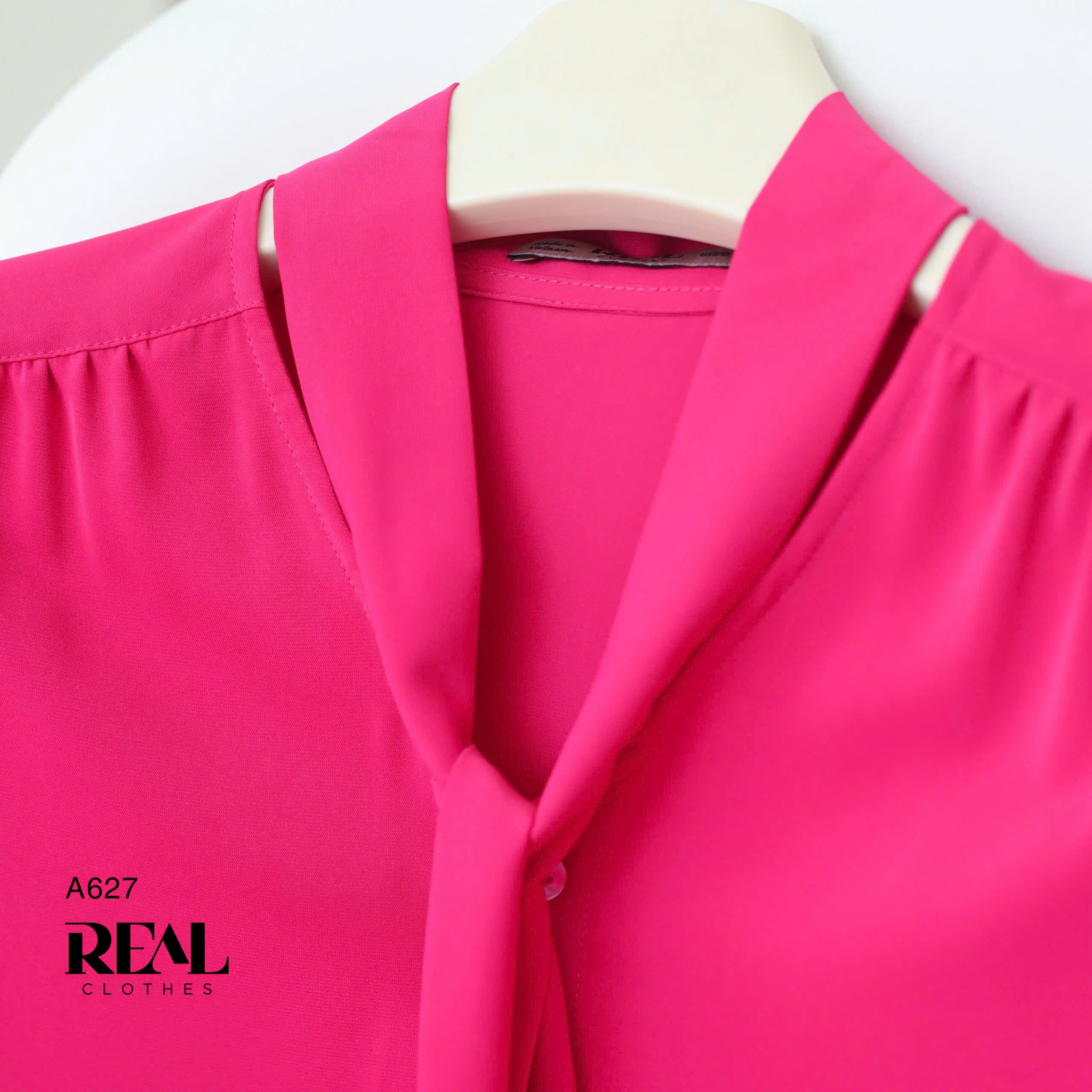 Áo Cà Vạt Hồng Sen