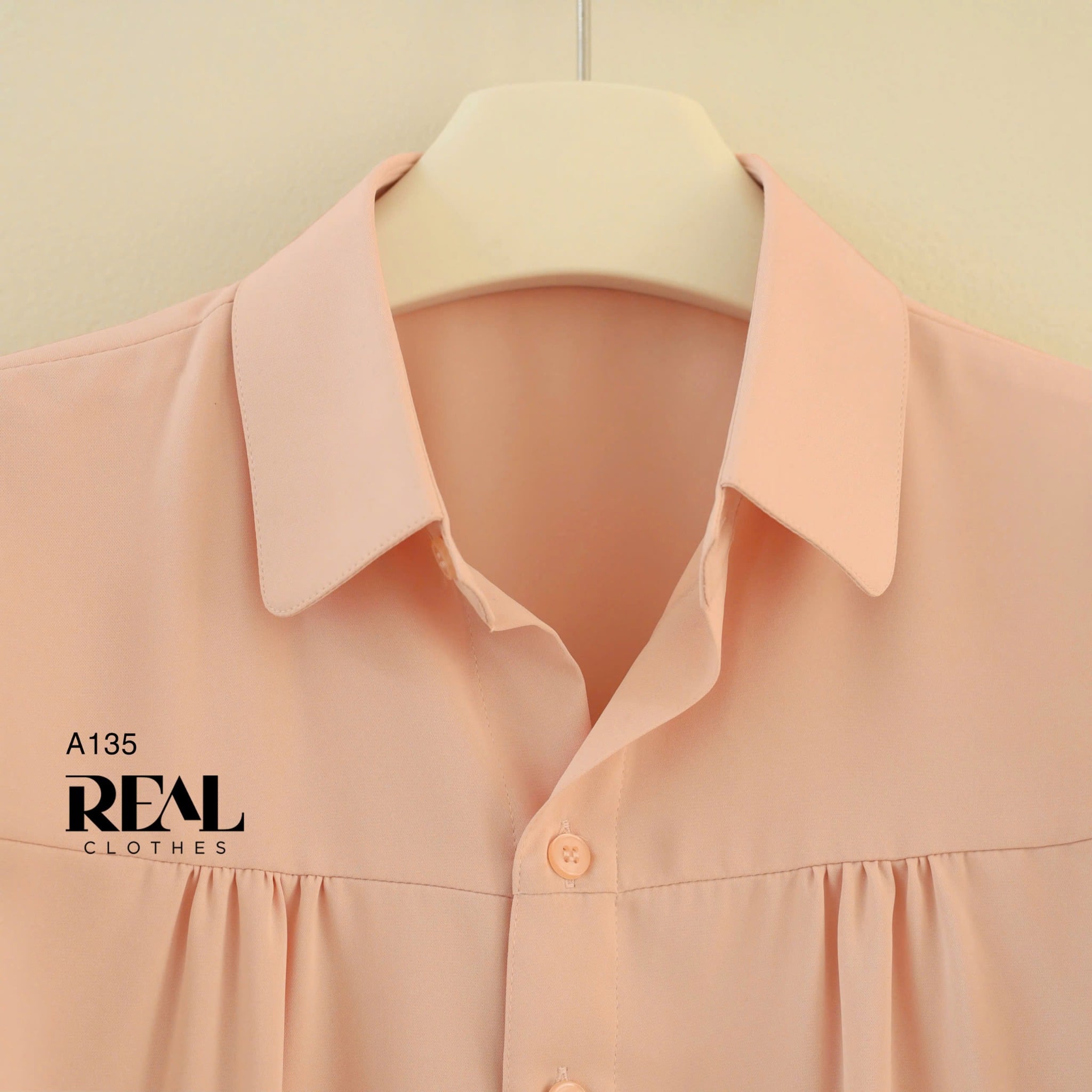 Sơ Mi Cánh Tiên Cam Nhạt